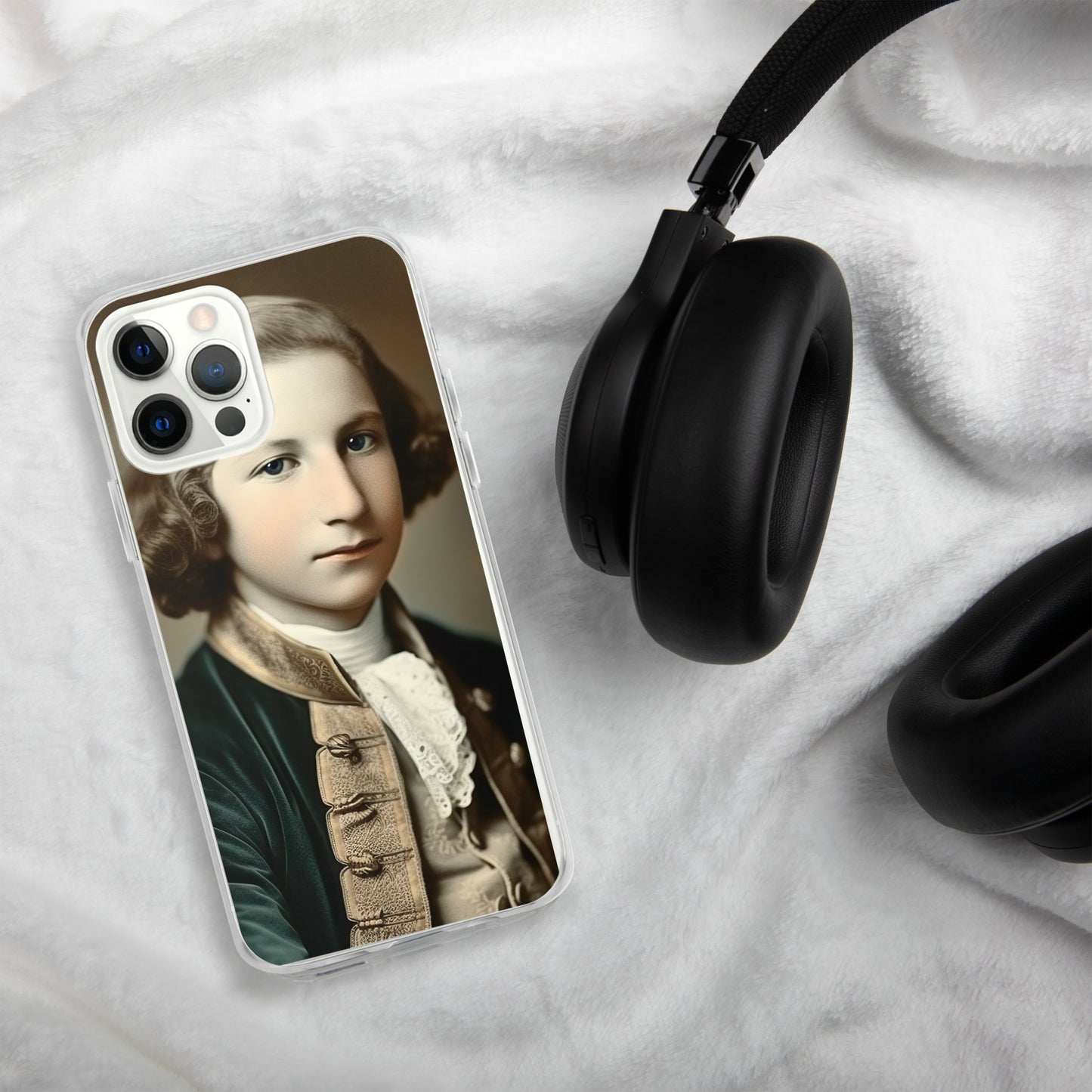 iPhone® Case / Clear Edition / Portrait George Augustine I