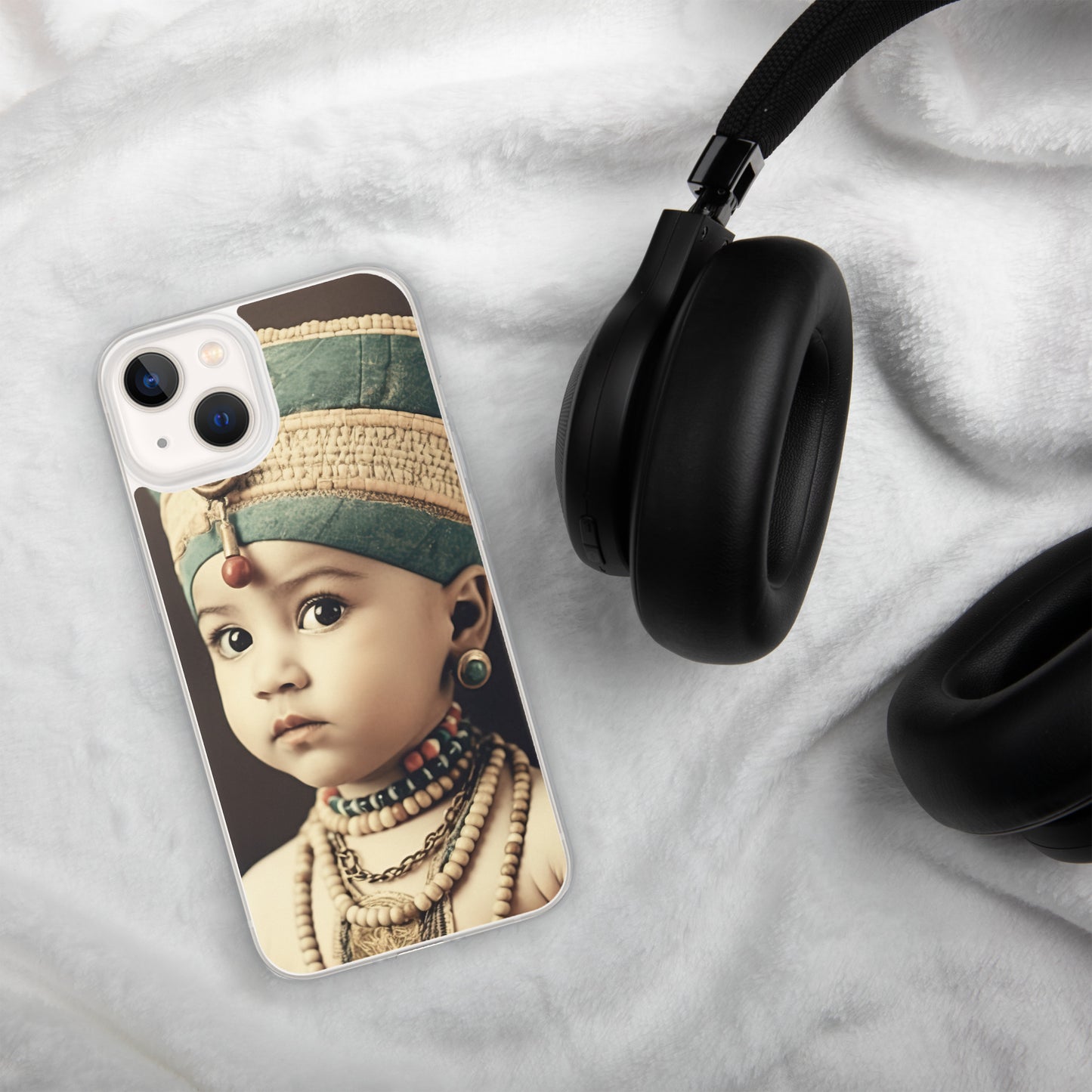 iPhone® Case / Clear Edition / Portrait Nefertiti Neferneferuaten I