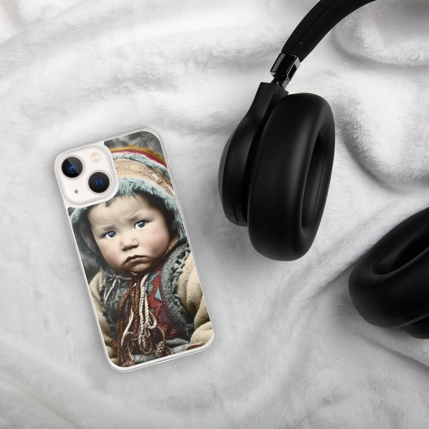 iPhone® Case / Clear Edition / Portrait Koelbjerg Child I