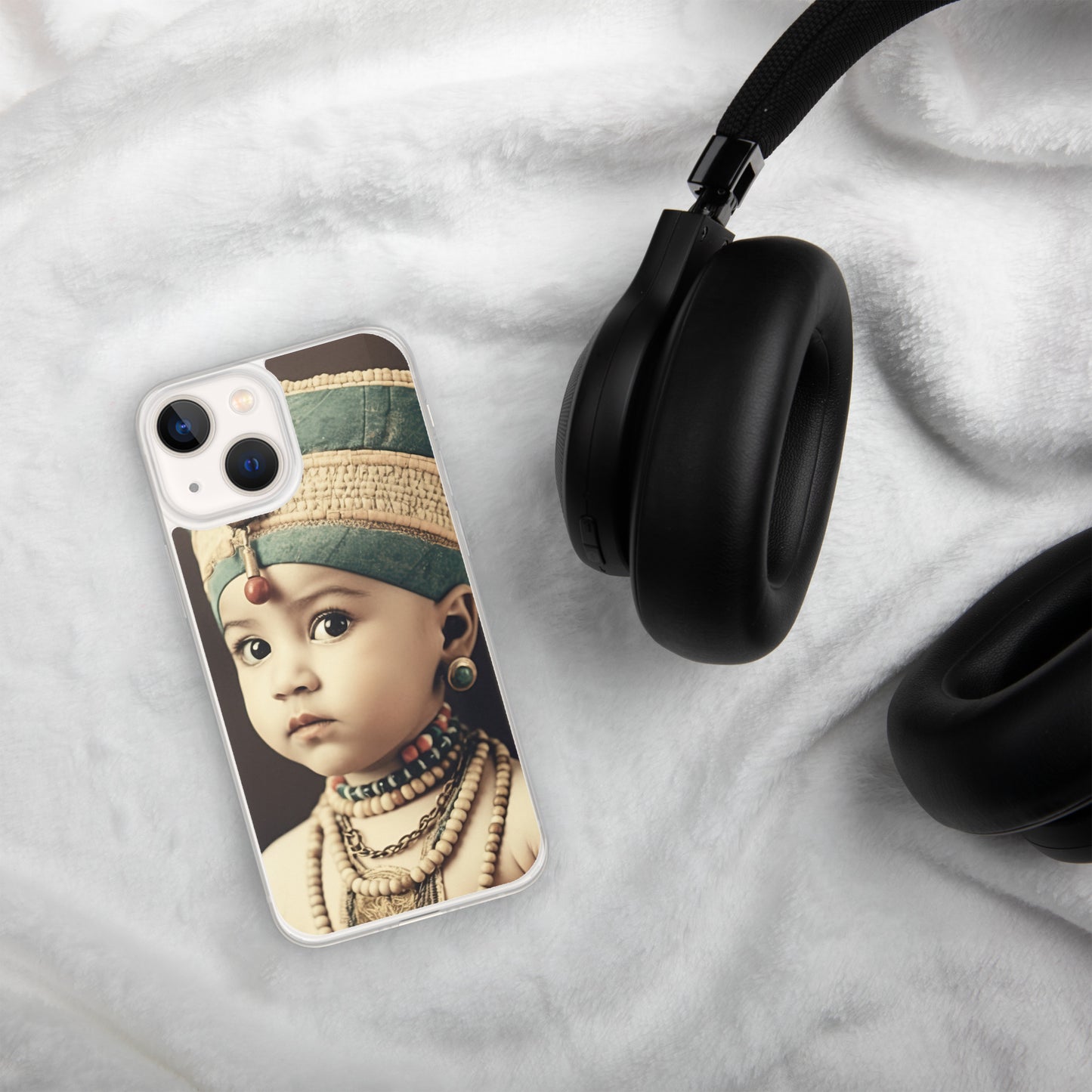 iPhone® Case / Clear Edition / Portrait Nefertiti Neferneferuaten I