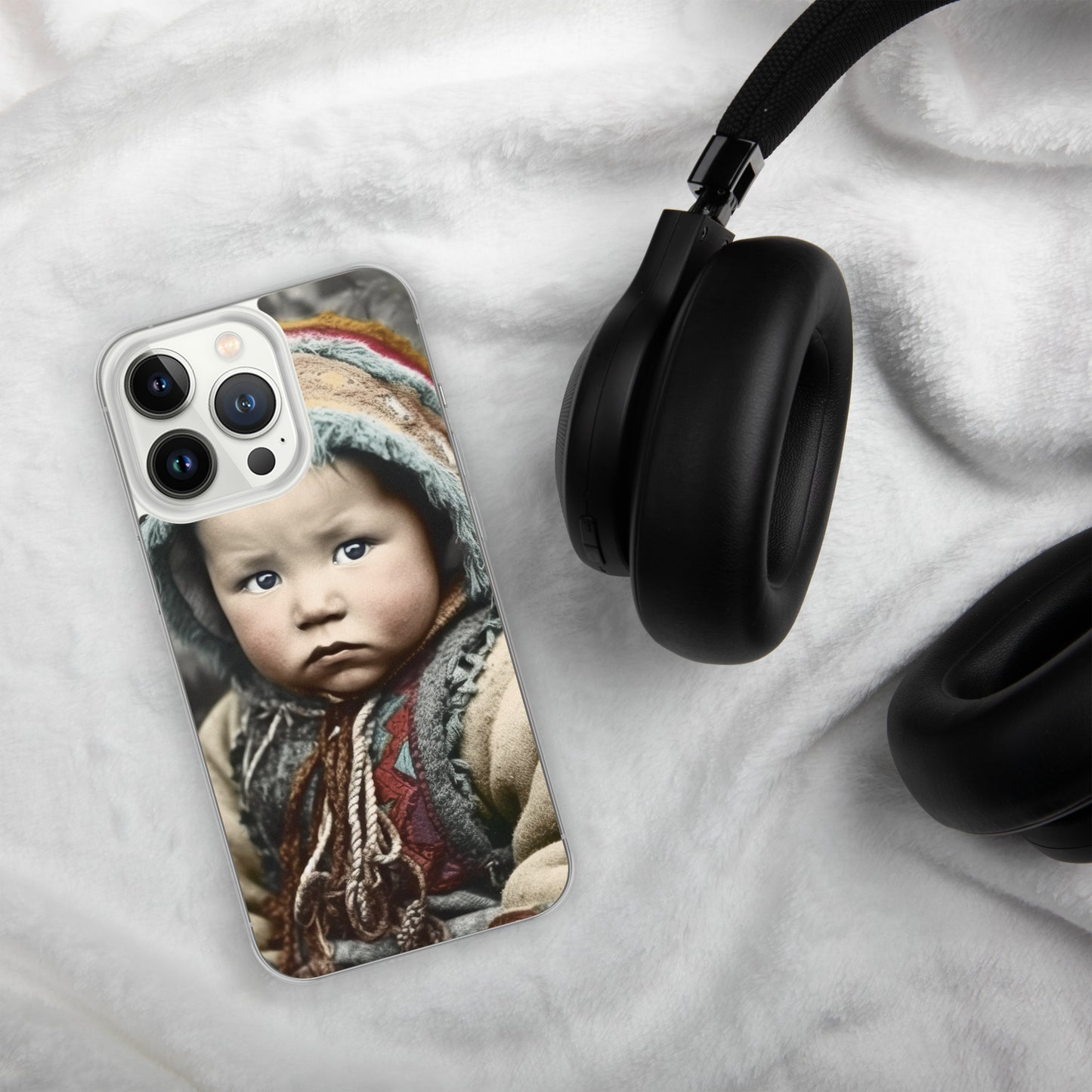 iPhone® Case / Clear Edition / Portrait Koelbjerg Child I