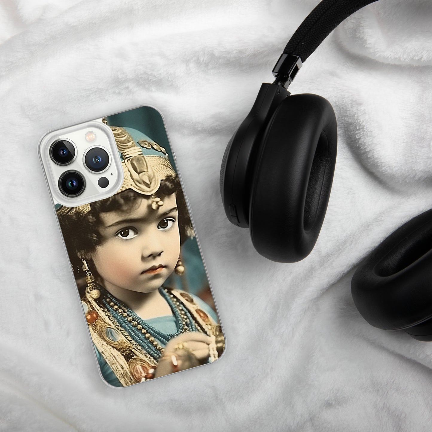 iPhone® Case / Clear Edition / Portrait Cleopatra Philopator II