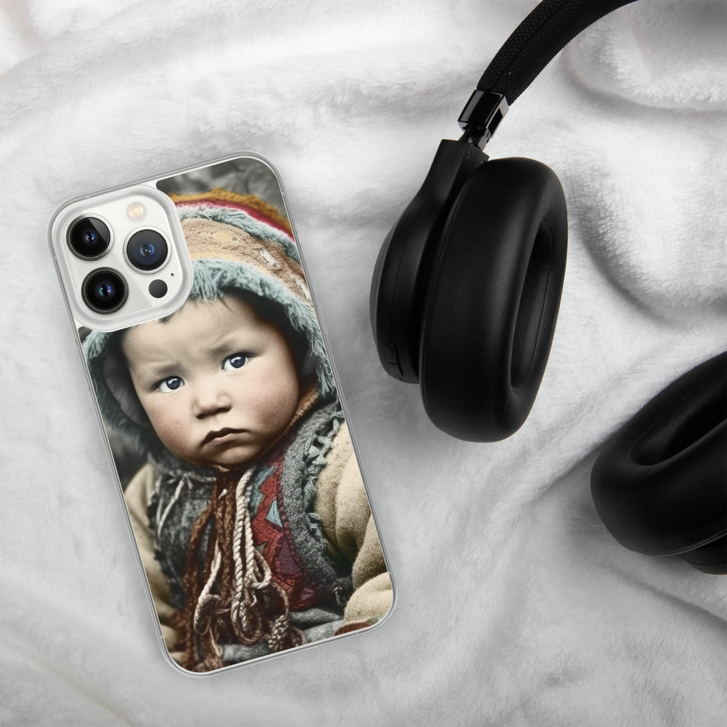 iPhone® Case / Clear Edition / Portrait Koelbjerg Child I