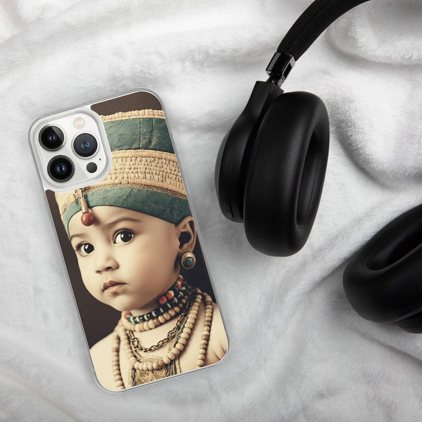 iPhone® Case / Clear Edition / Portrait Nefertiti Neferneferuaten I