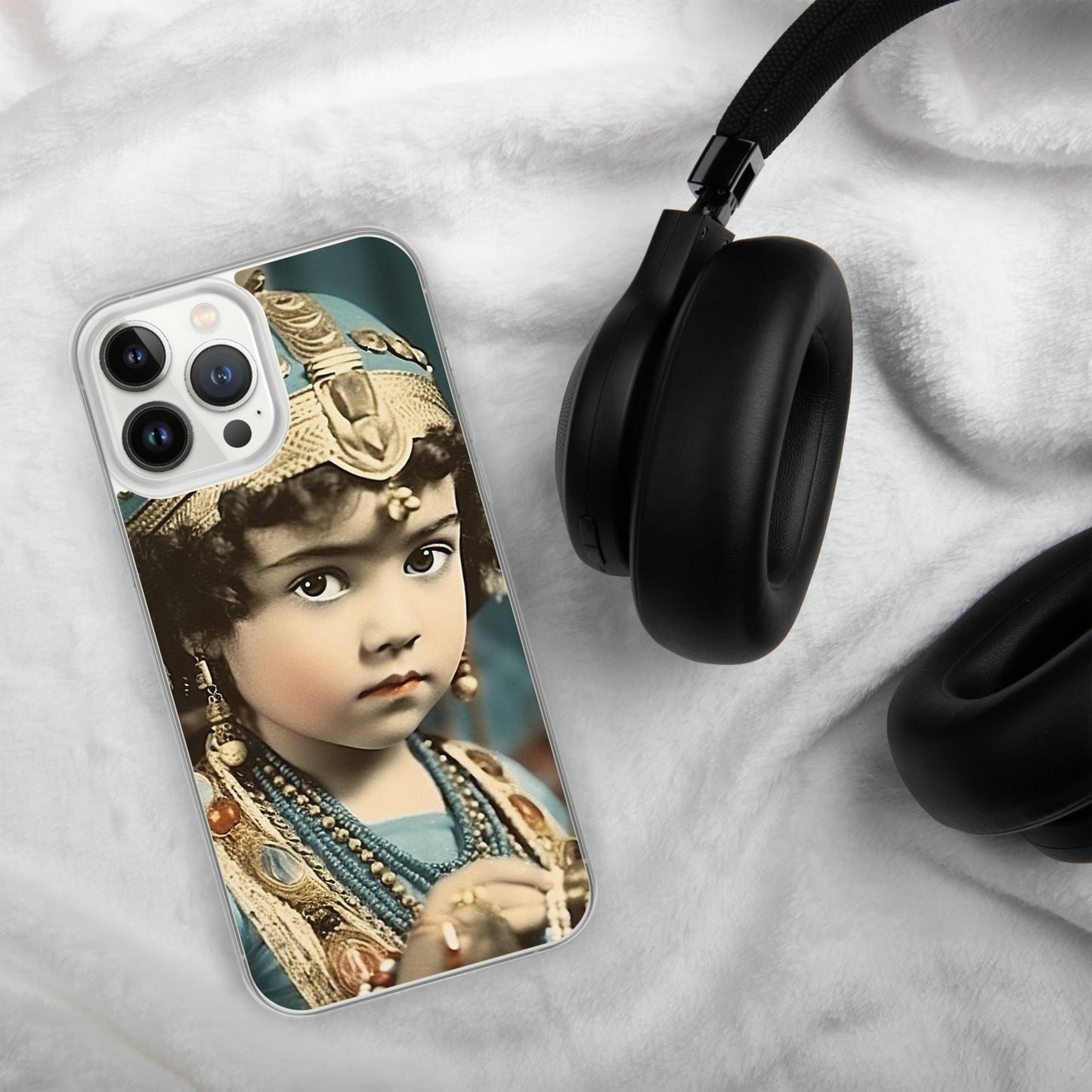 iPhone® Case / Clear Edition / Portrait Cleopatra Philopator II