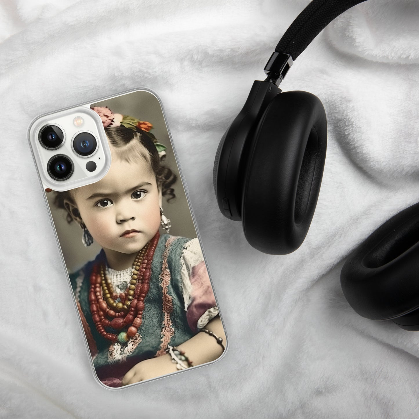 iPhone® Case / Clear Edition / Portrait Magdalena Frida VIII