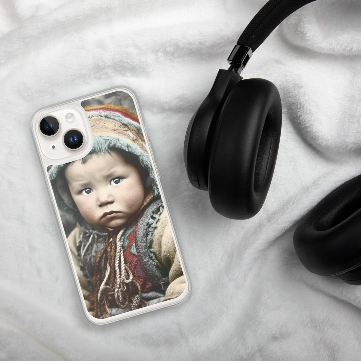 iPhone® Case / Clear Edition / Portrait Koelbjerg Child I