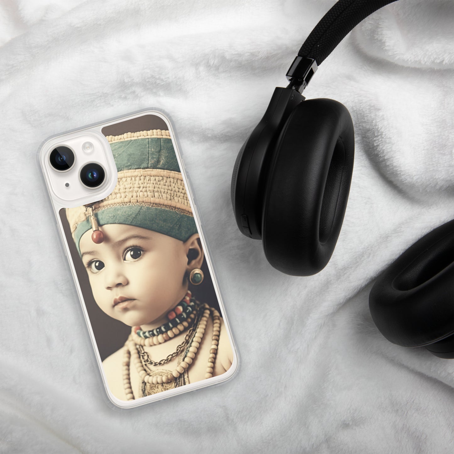 iPhone® Case / Clear Edition / Portrait Nefertiti Neferneferuaten I