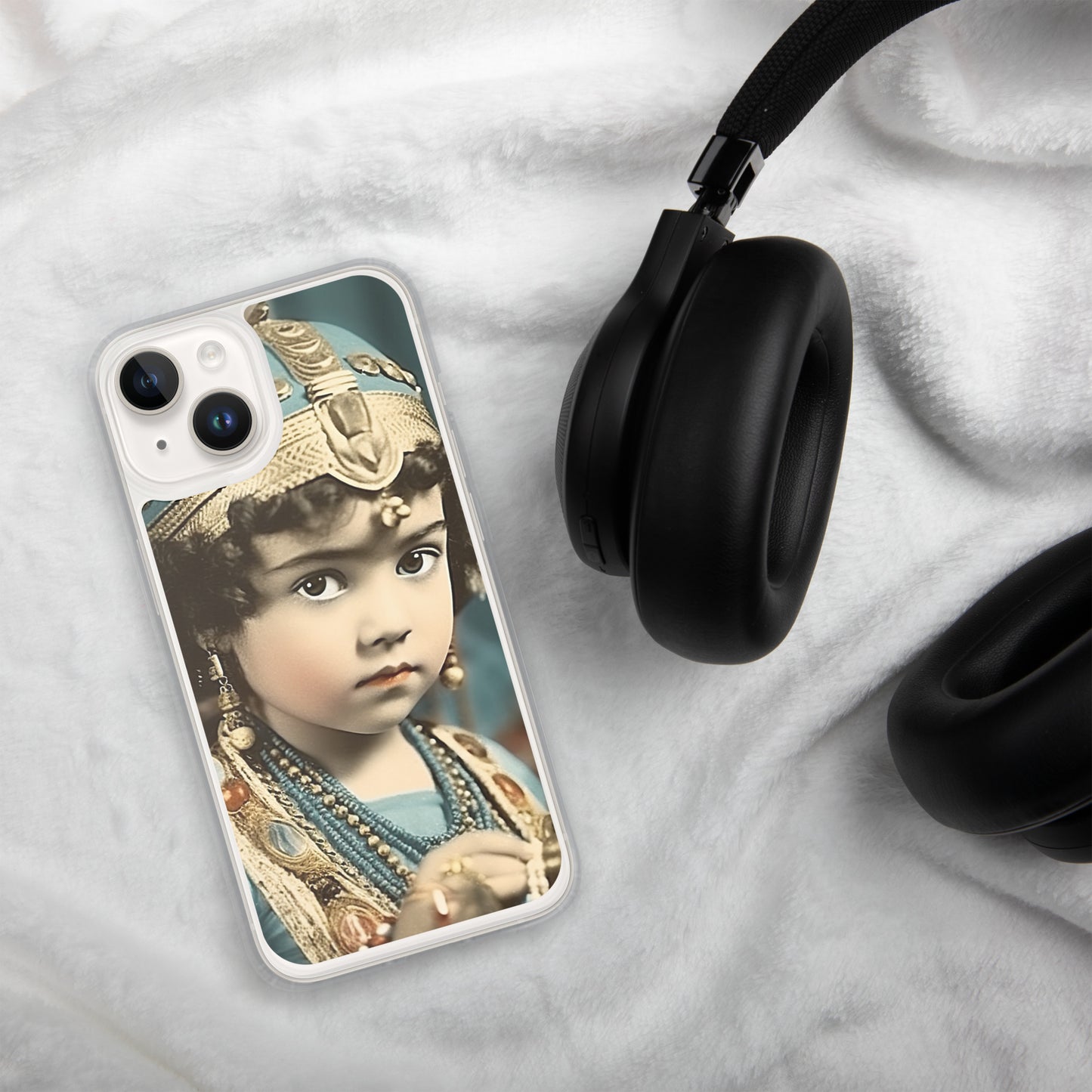 iPhone® Case / Clear Edition / Portrait Cleopatra Philopator II