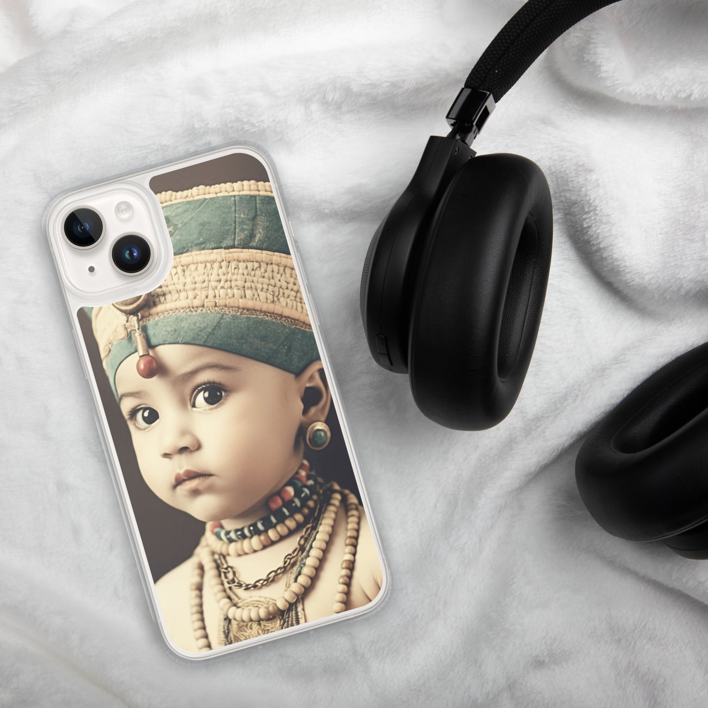 iPhone® Case / Clear Edition / Portrait Nefertiti Neferneferuaten I