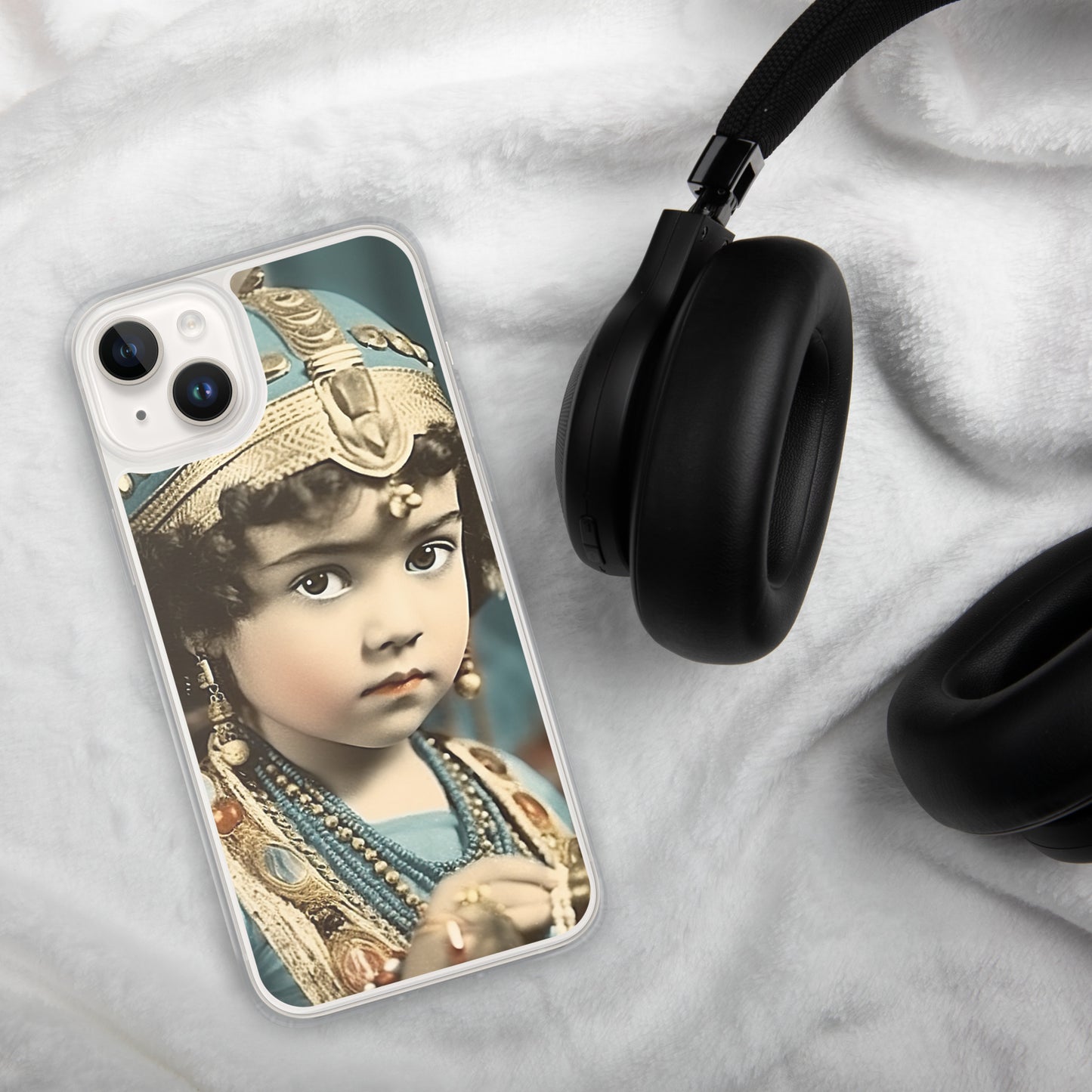 iPhone® Case / Clear Edition / Portrait Cleopatra Philopator II