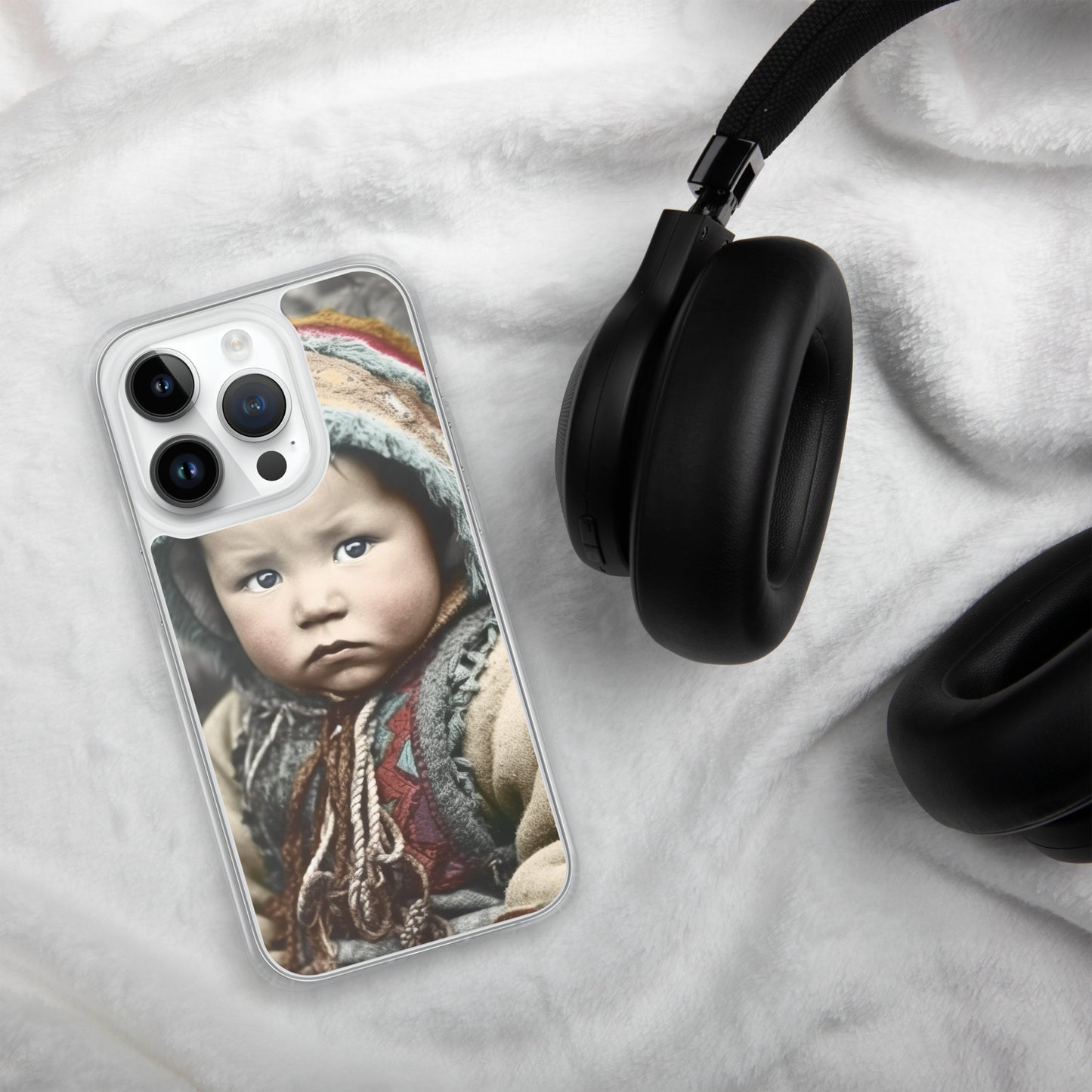 iPhone® Case / Clear Edition / Portrait Koelbjerg Child I