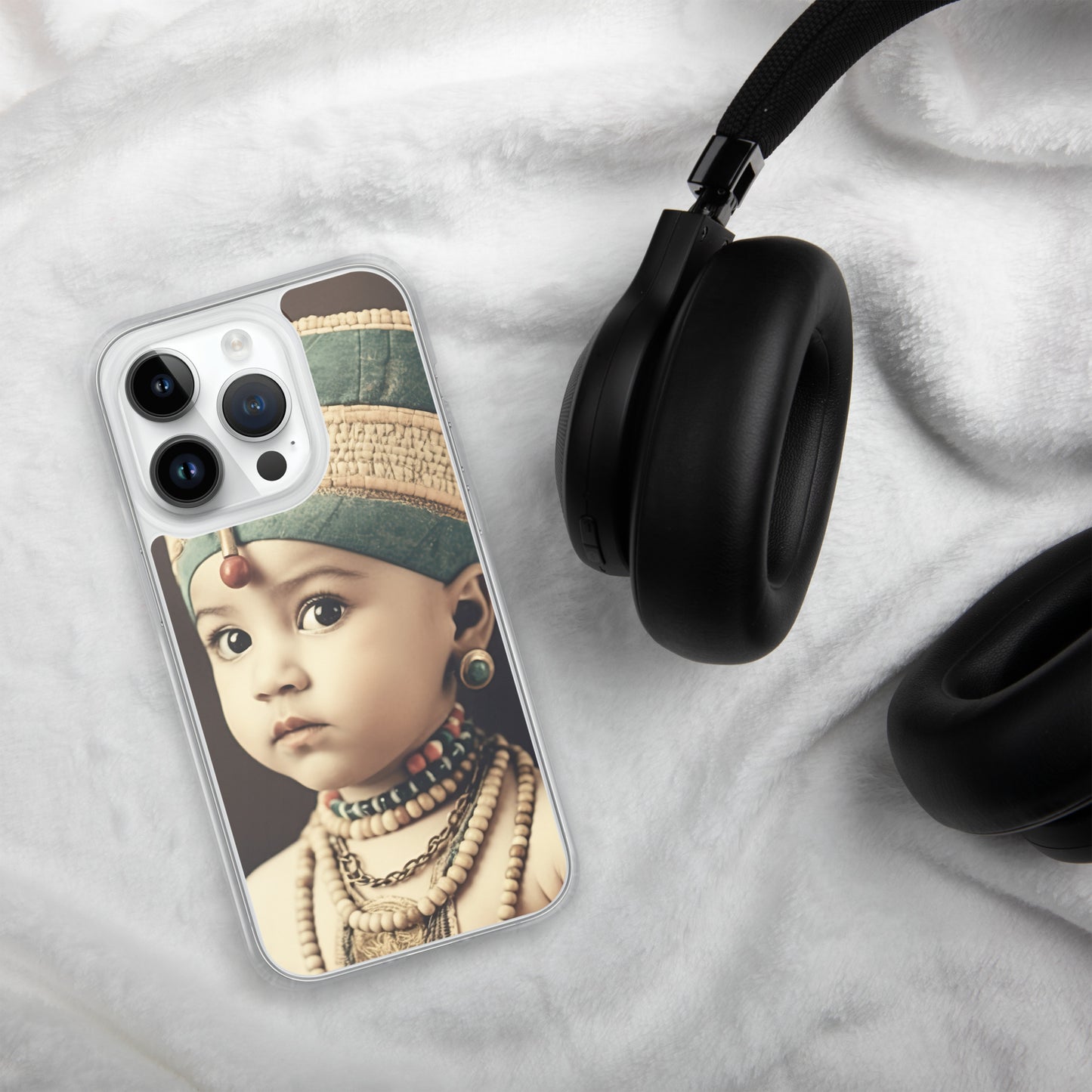 iPhone® Case / Clear Edition / Portrait Nefertiti Neferneferuaten I