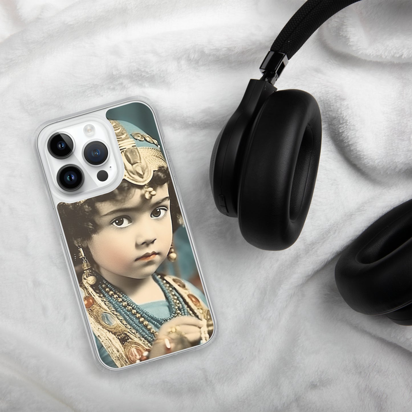 iPhone® Case / Clear Edition / Portrait Cleopatra Philopator II