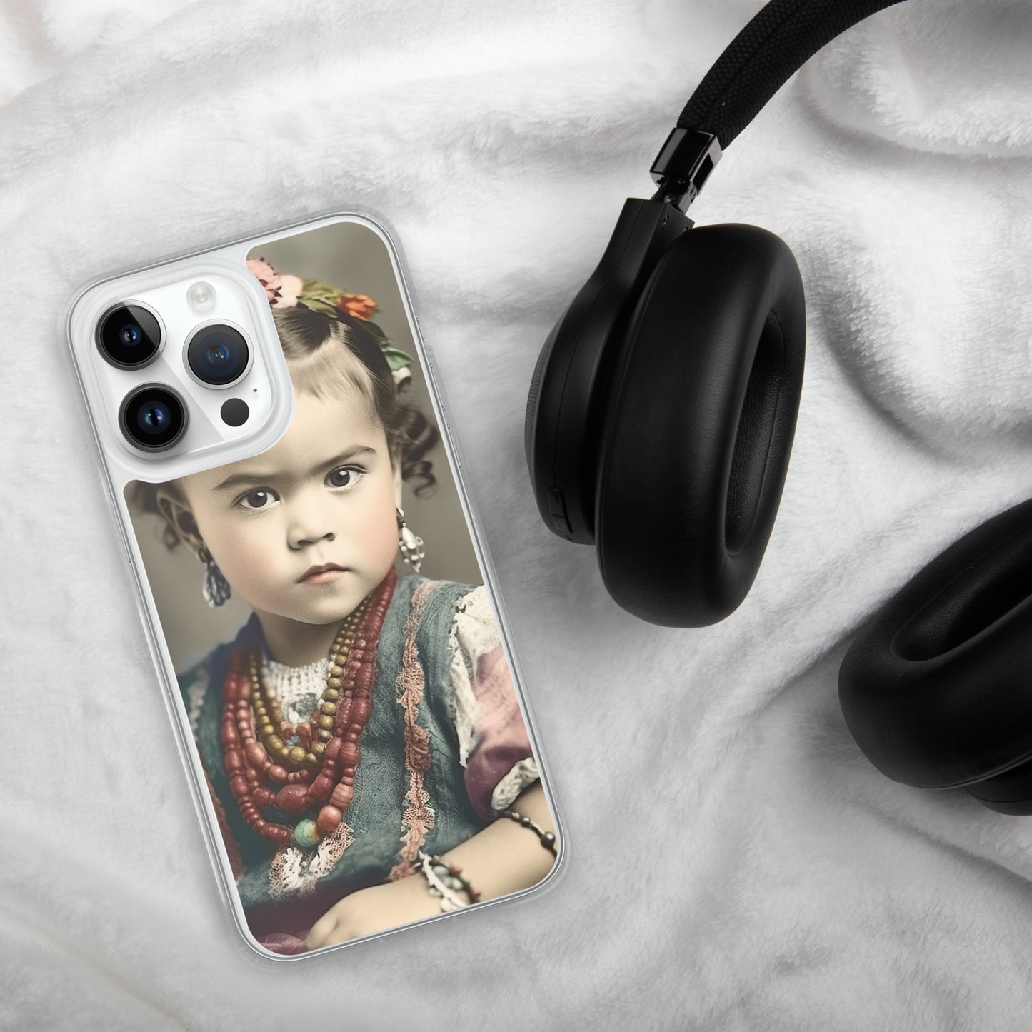 iPhone® Case / Clear Edition / Portrait Magdalena Frida VIII