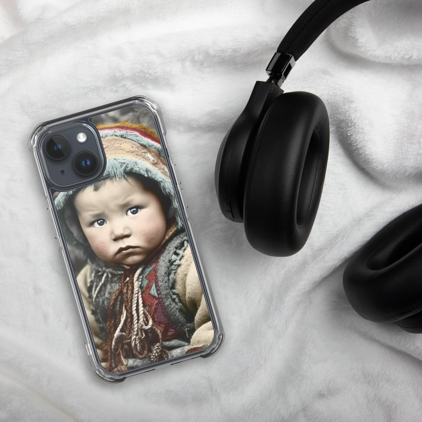 iPhone® Case / Clear Edition / Portrait Koelbjerg Child I