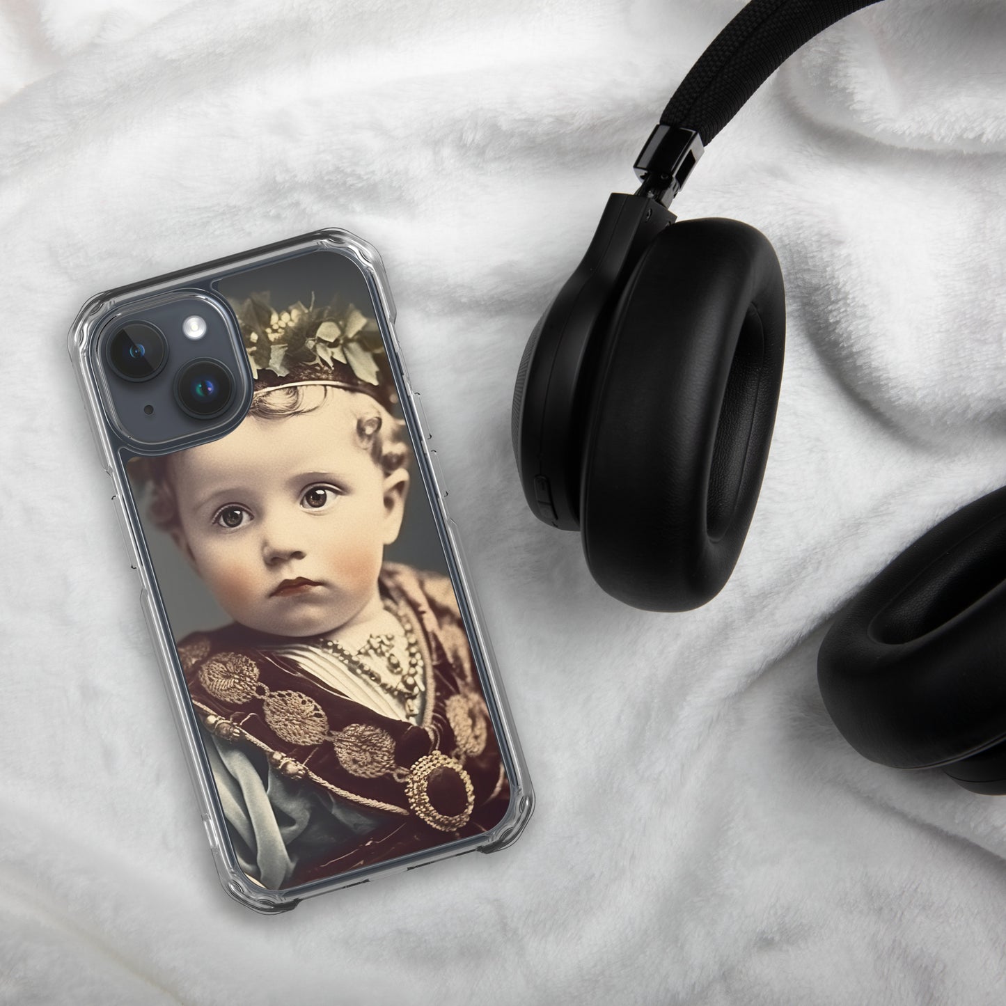 iPhone® Case / Clear Edition / Portrait Gaius Julius I