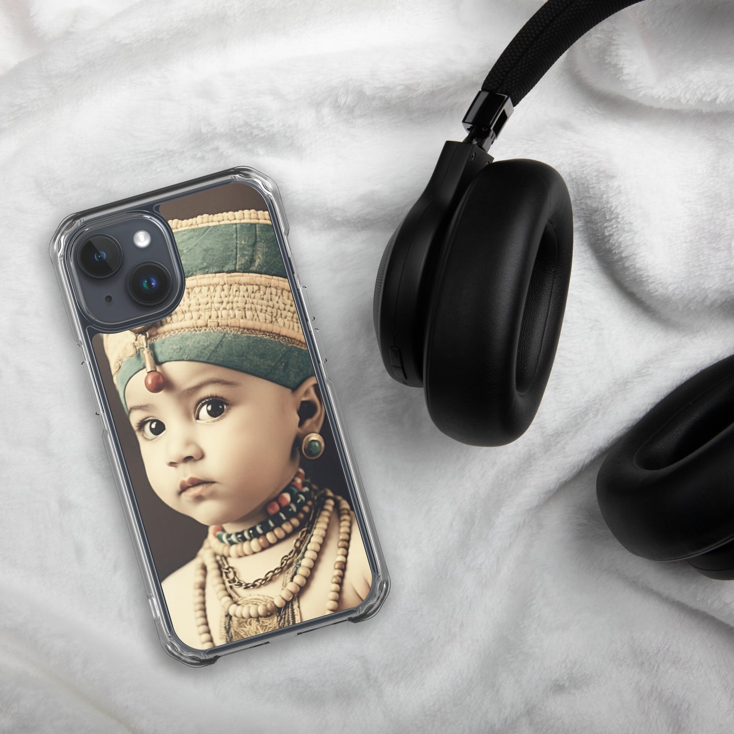 iPhone® Case / Clear Edition / Portrait Nefertiti Neferneferuaten I