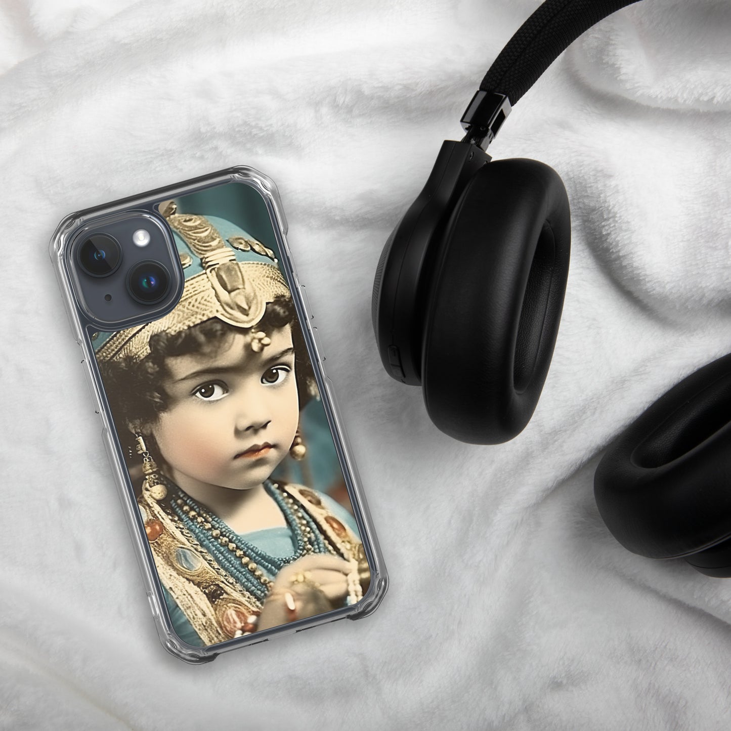 iPhone® Case / Clear Edition / Portrait Cleopatra Philopator II