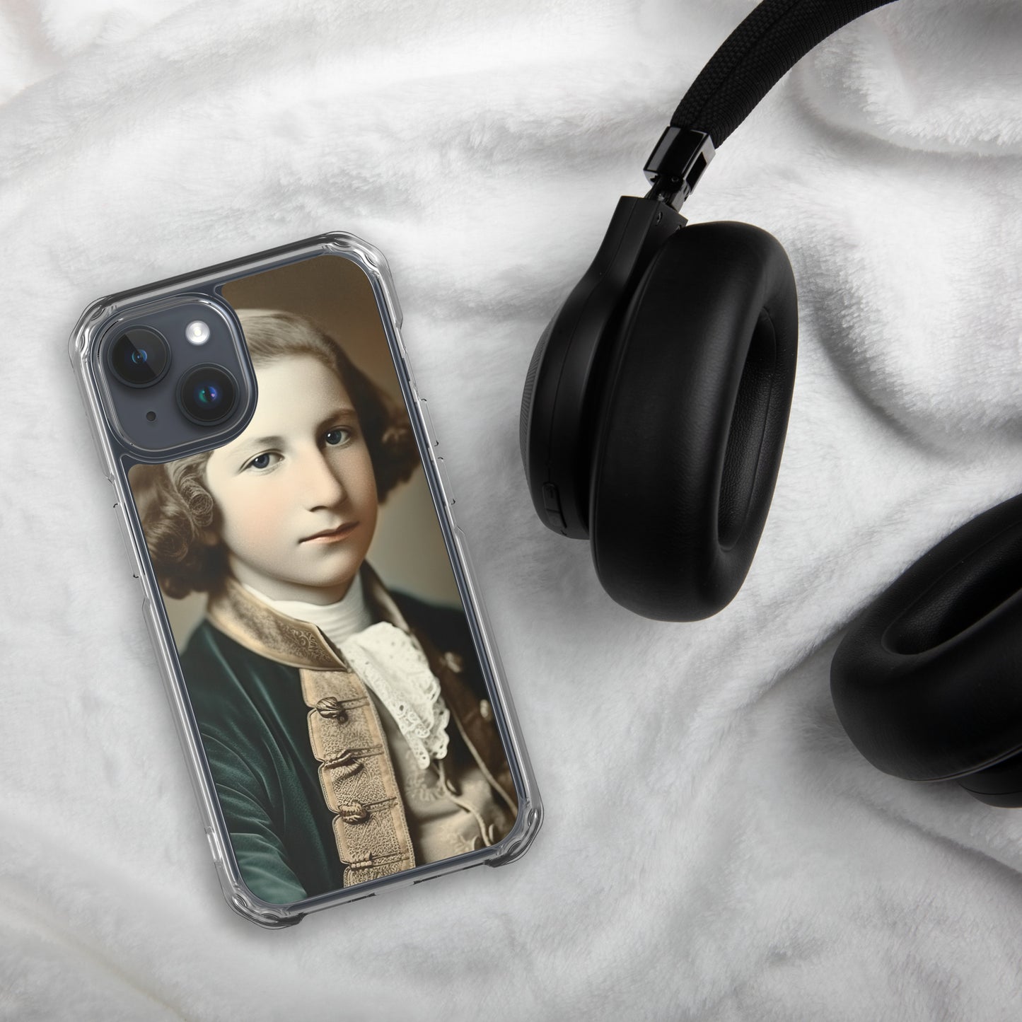 iPhone® Case / Clear Edition / Portrait George Augustine I