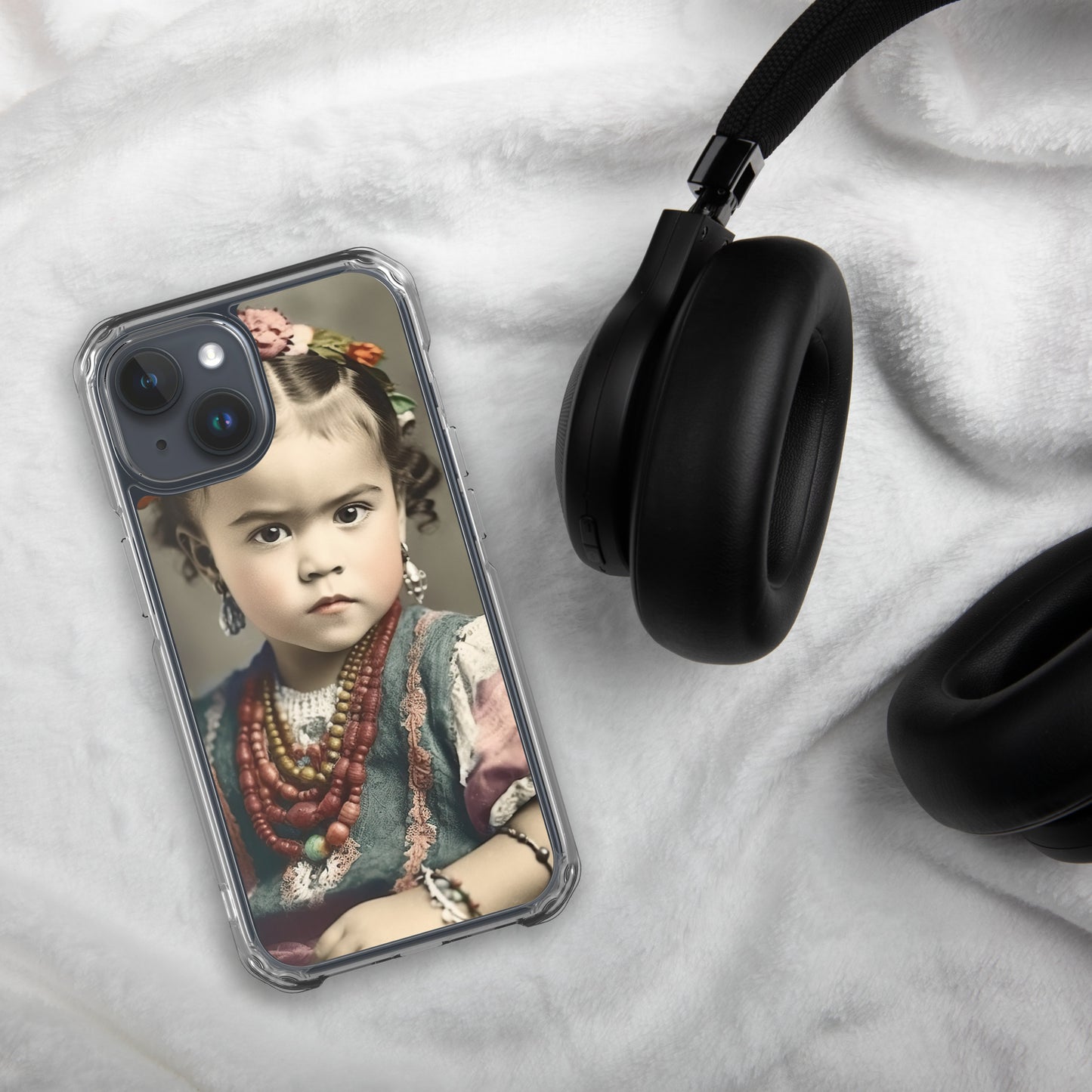 iPhone® Case / Clear Edition / Portrait Magdalena Frida VIII