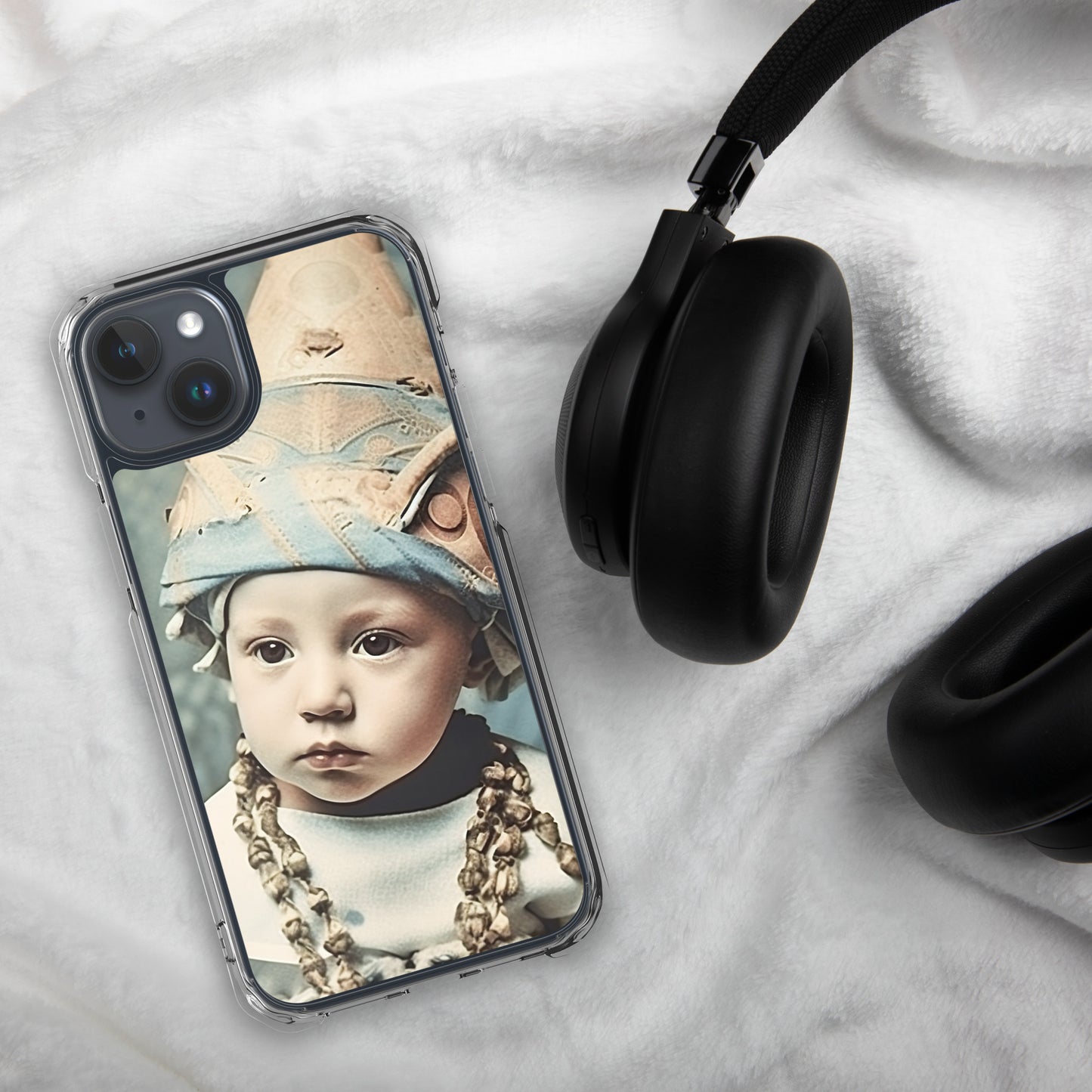 iPhone® Case / Clear Edition / Portrait Akhenaten Amenhotep II