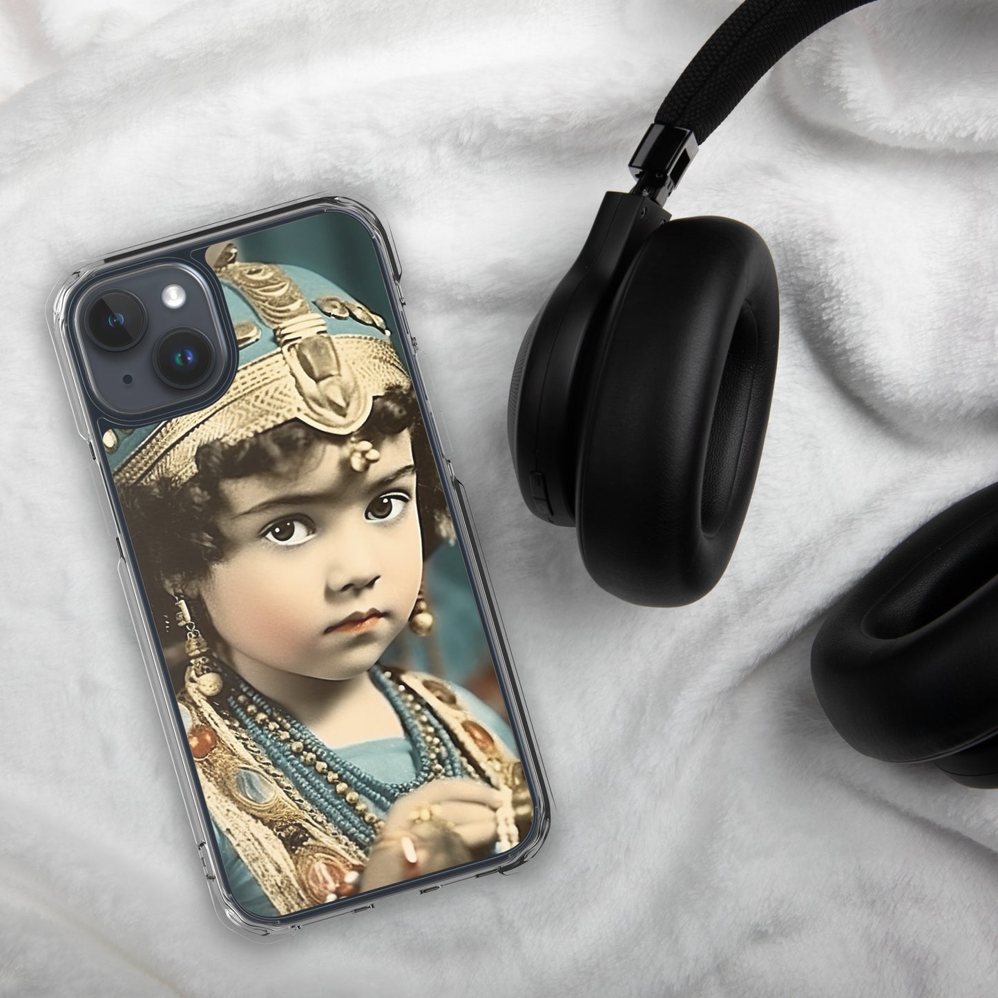 iPhone® Case / Clear Edition / Portrait Cleopatra Philopator II