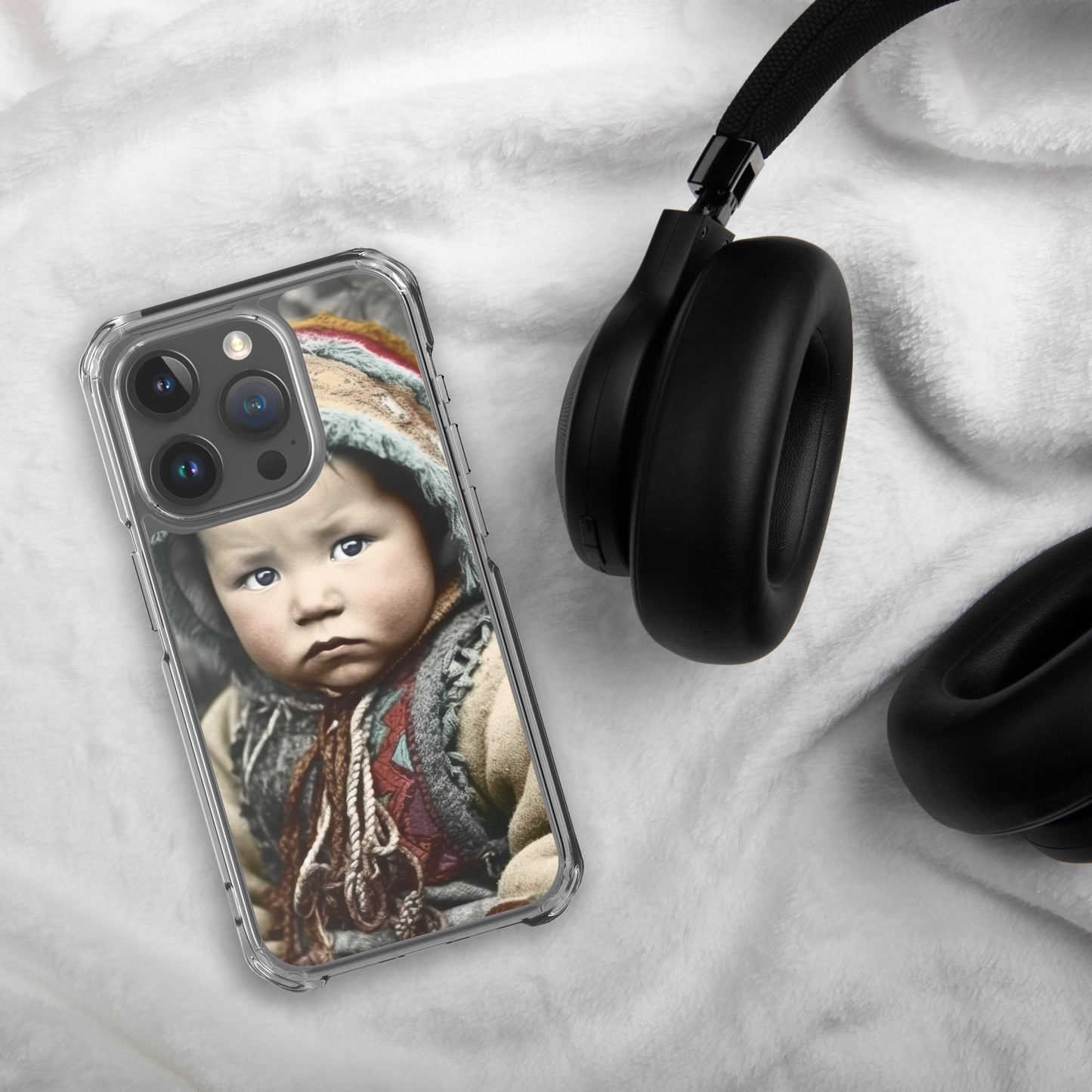 iPhone® Case / Clear Edition / Portrait Koelbjerg Child I