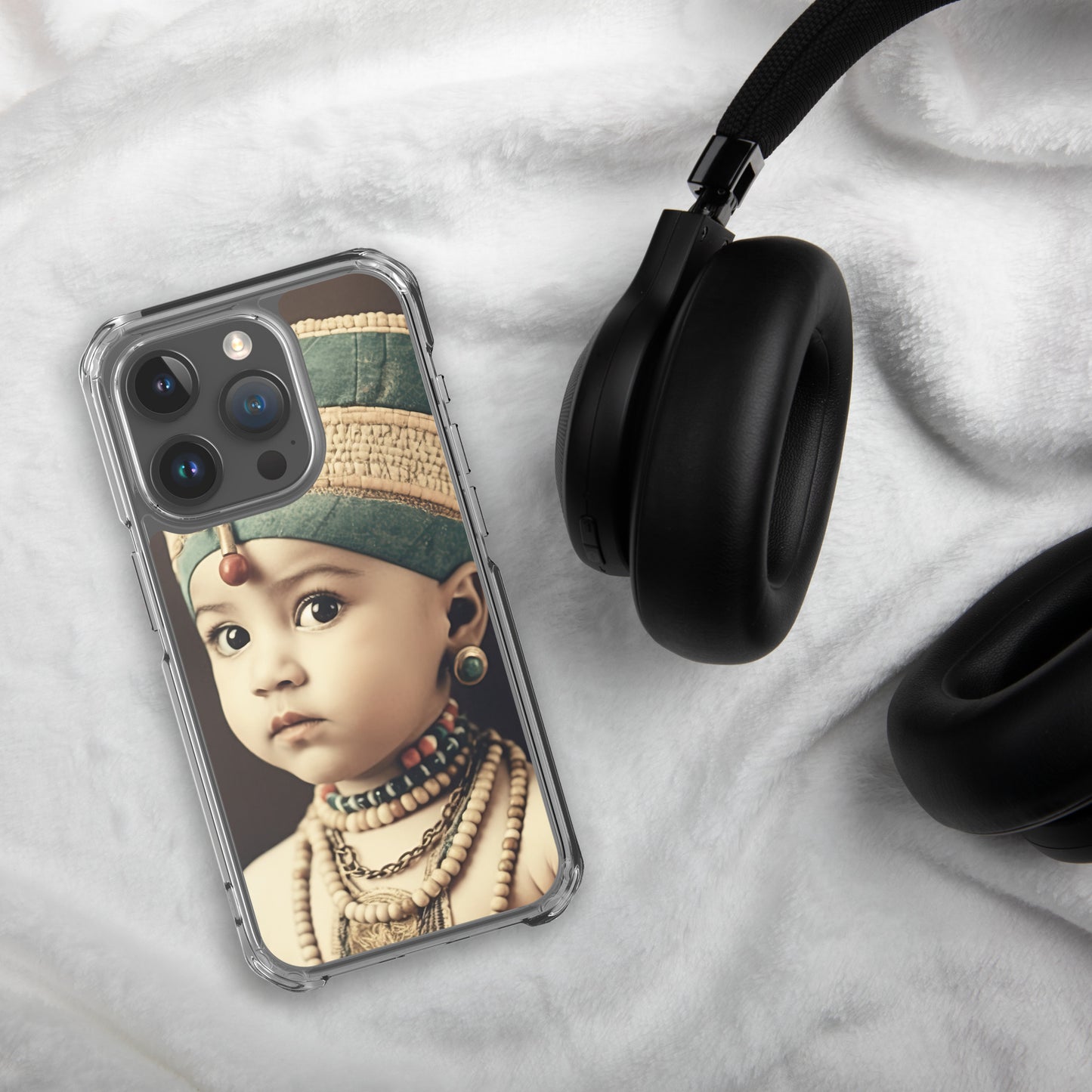 iPhone® Case / Clear Edition / Portrait Nefertiti Neferneferuaten I