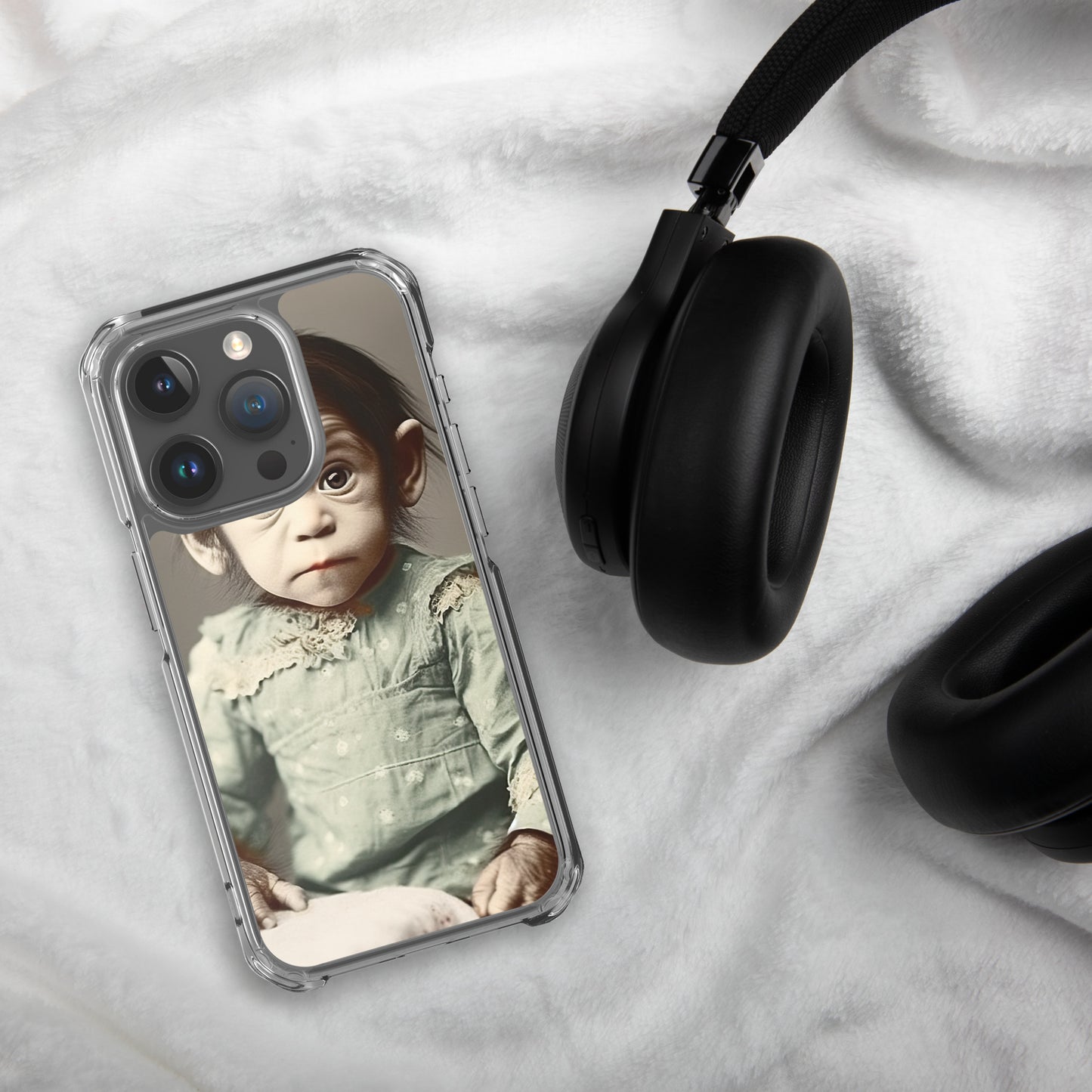 iPhone® Case / Clear Edition / Portrait Lucy Dinkinesh I