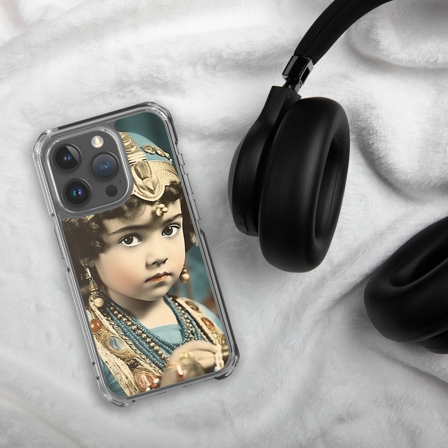 iPhone® Case / Clear Edition / Portrait Cleopatra Philopator II