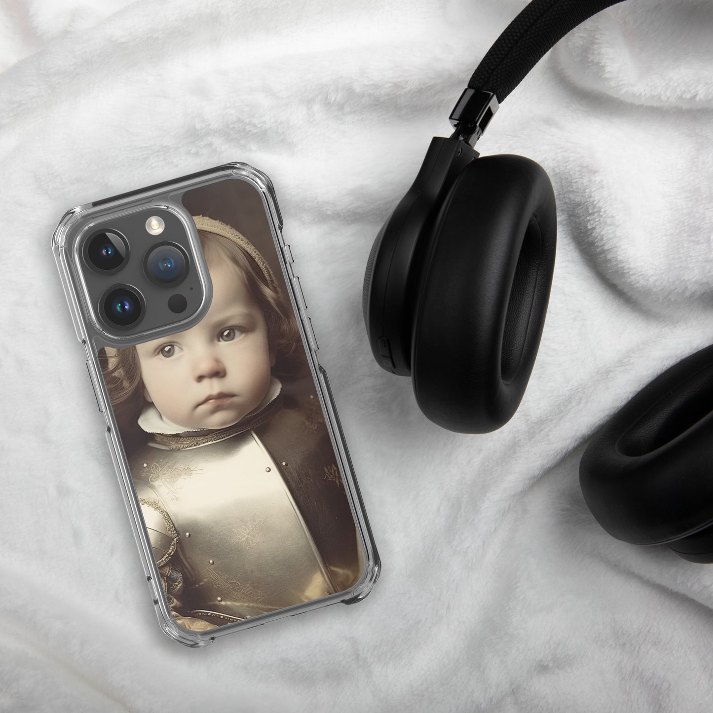 iPhone® Case / Clear Edition / Portrait Jeanne 'Joan' Arc II