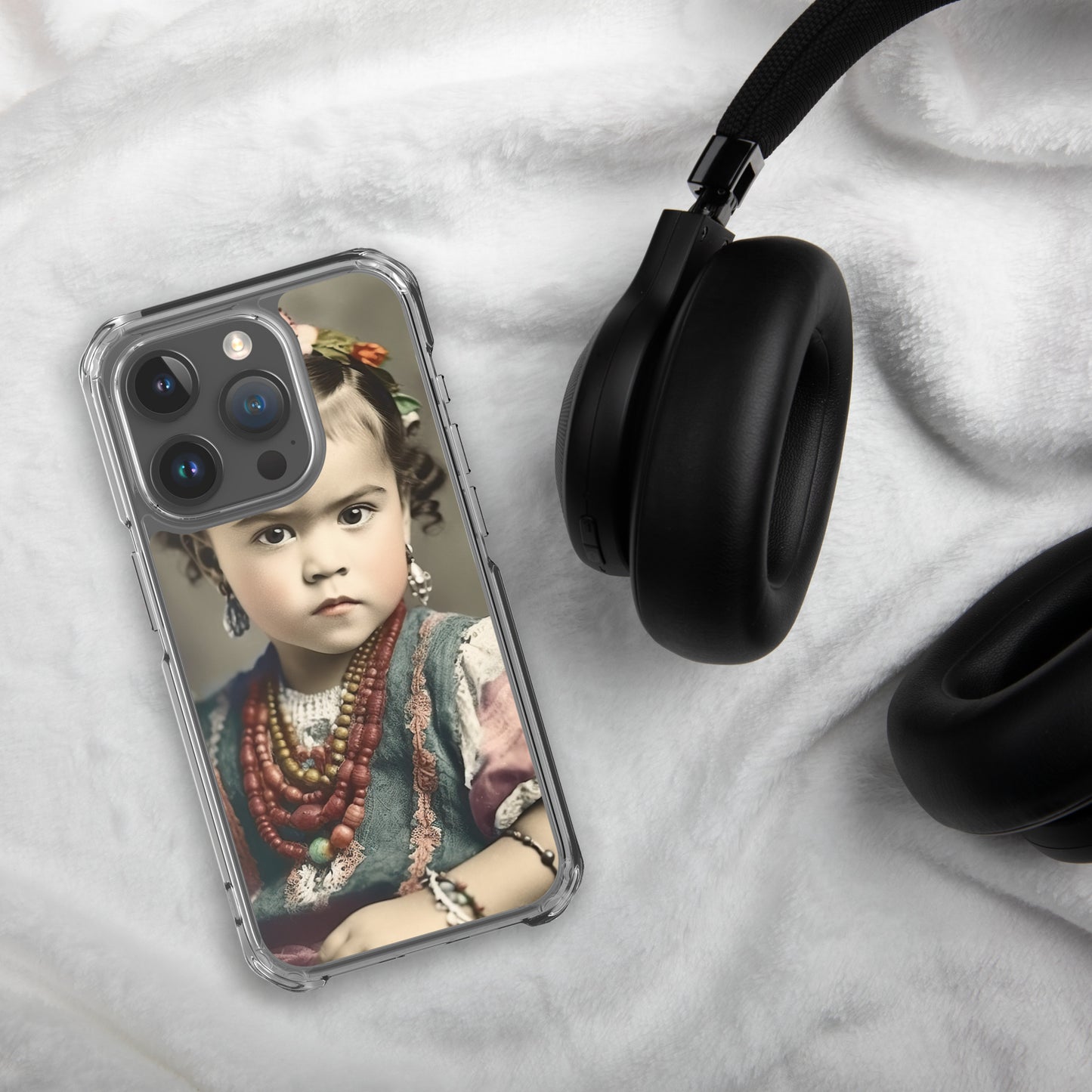 iPhone® Case / Clear Edition / Portrait Magdalena Frida VIII