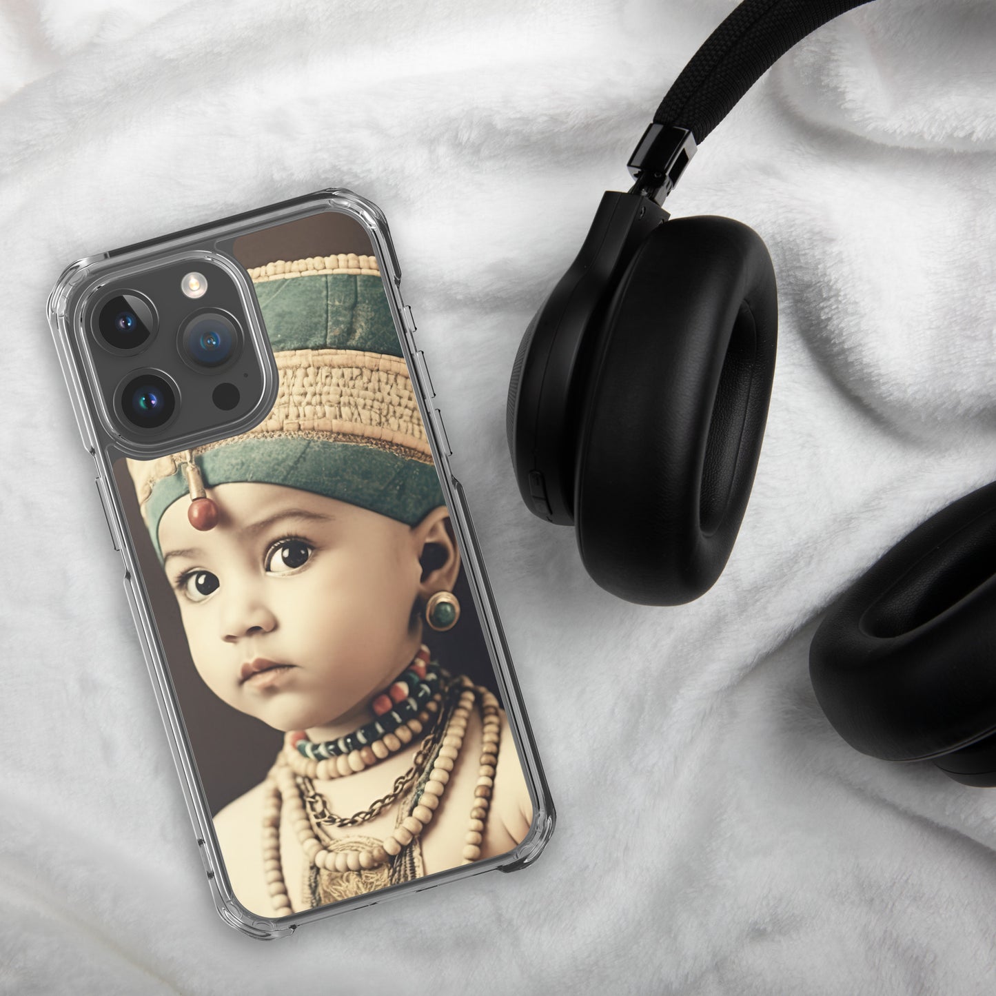 iPhone® Case / Clear Edition / Portrait Nefertiti Neferneferuaten I