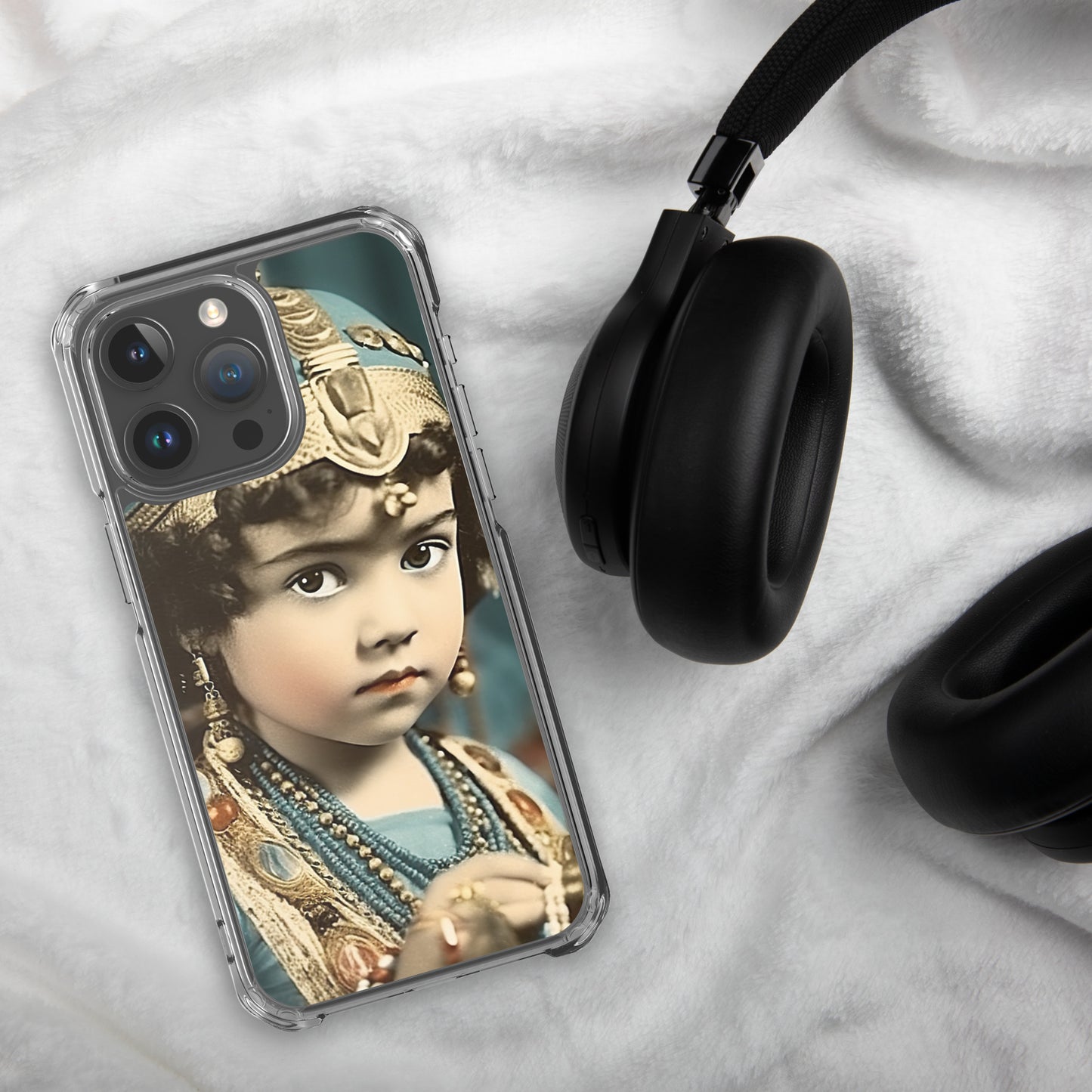 iPhone® Case / Clear Edition / Portrait Cleopatra Philopator II