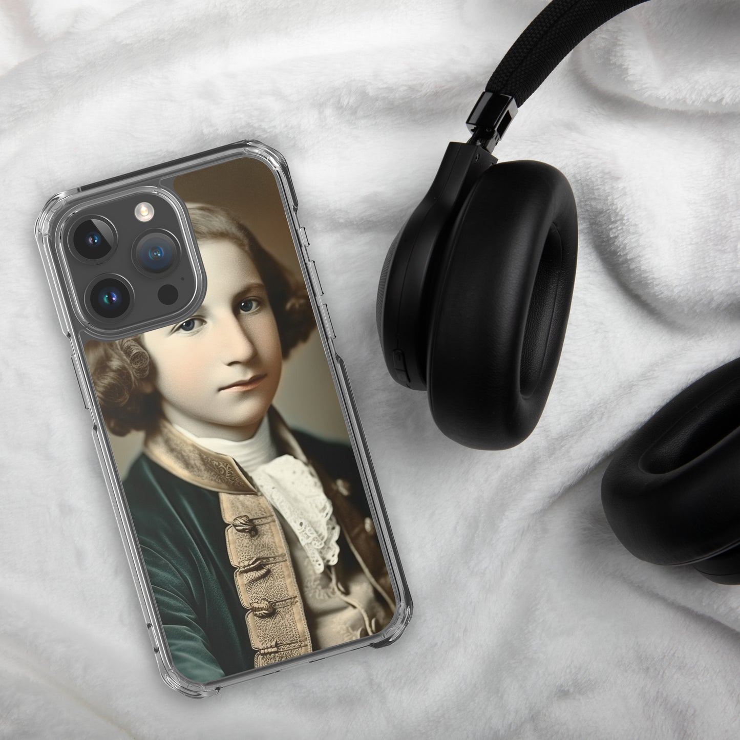 iPhone® Case / Clear Edition / Portrait George Augustine I