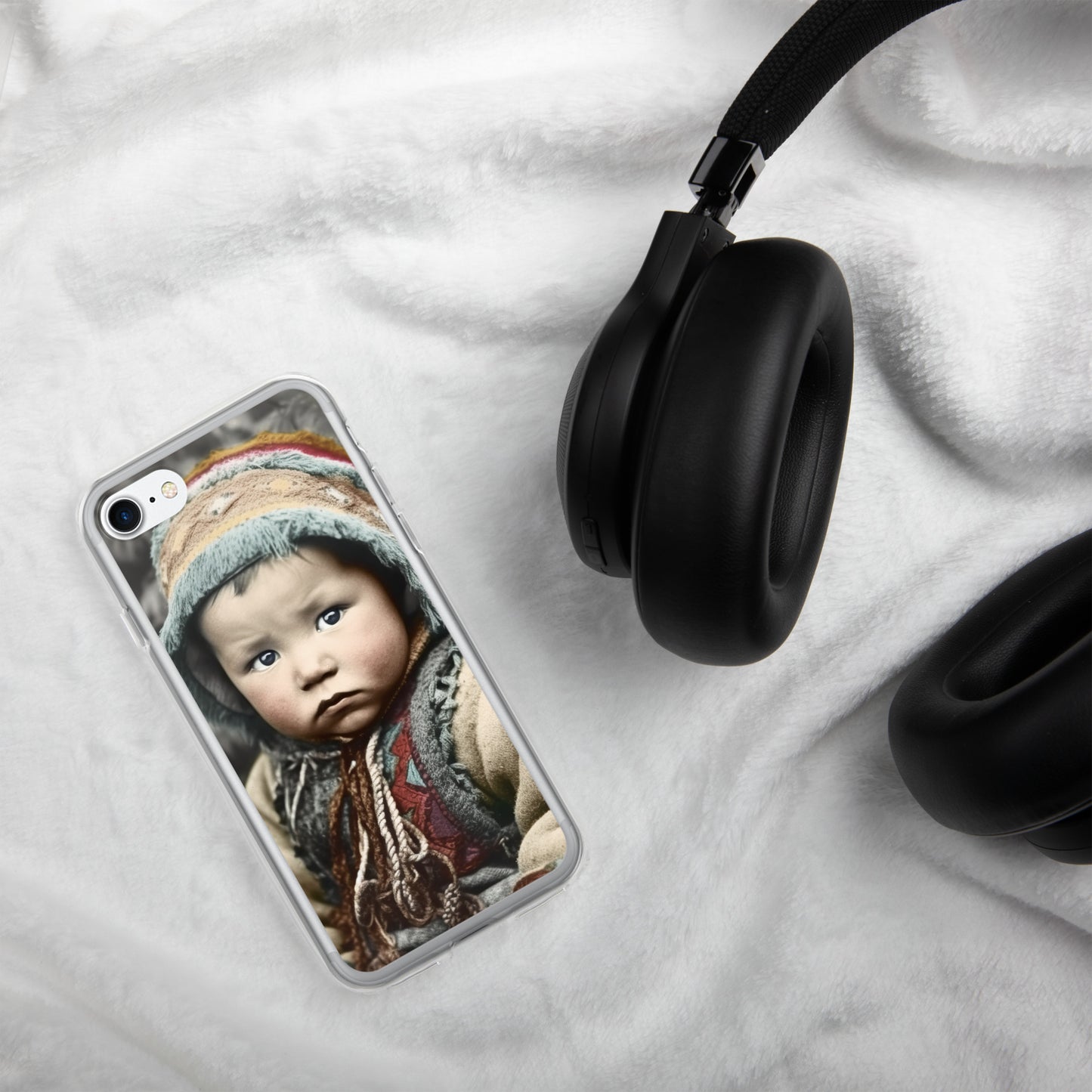 iPhone® Case / Clear Edition / Portrait Koelbjerg Child I