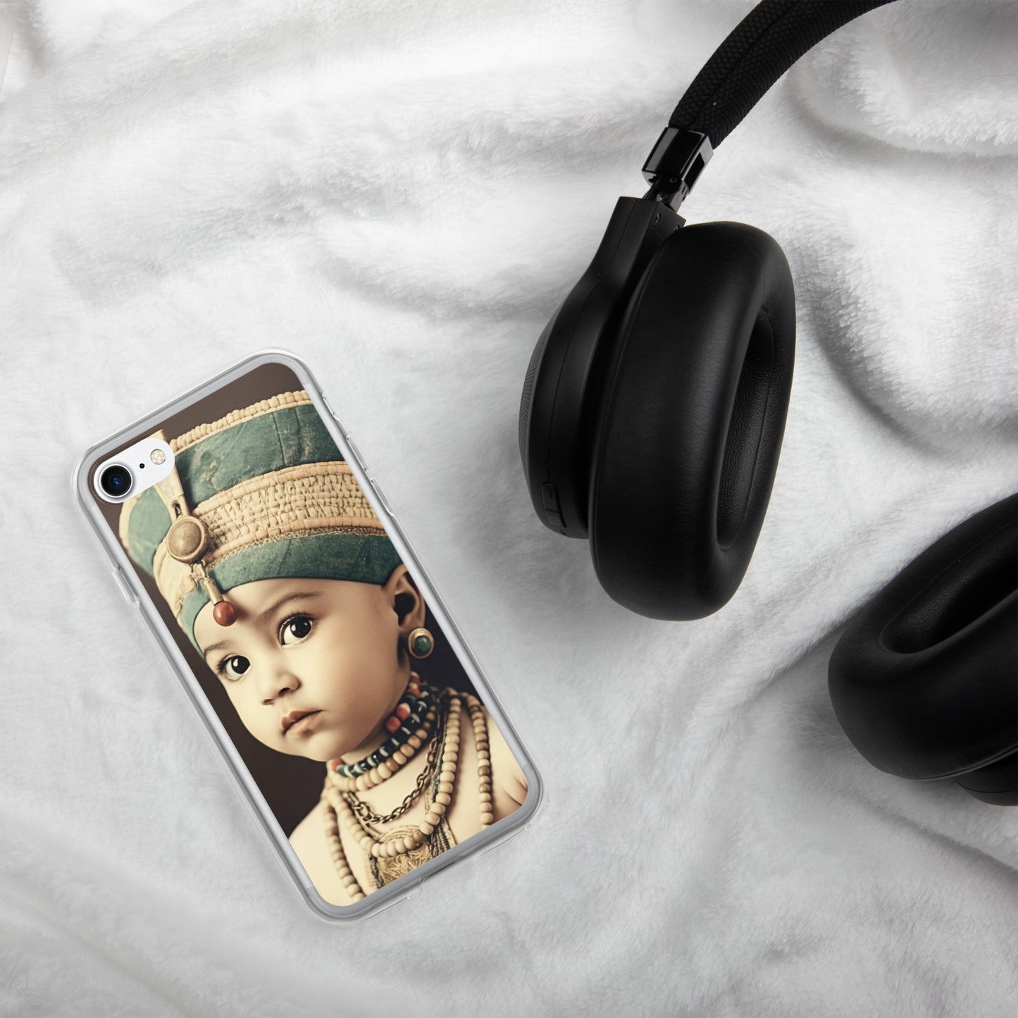 iPhone® Case / Clear Edition / Portrait Nefertiti Neferneferuaten I