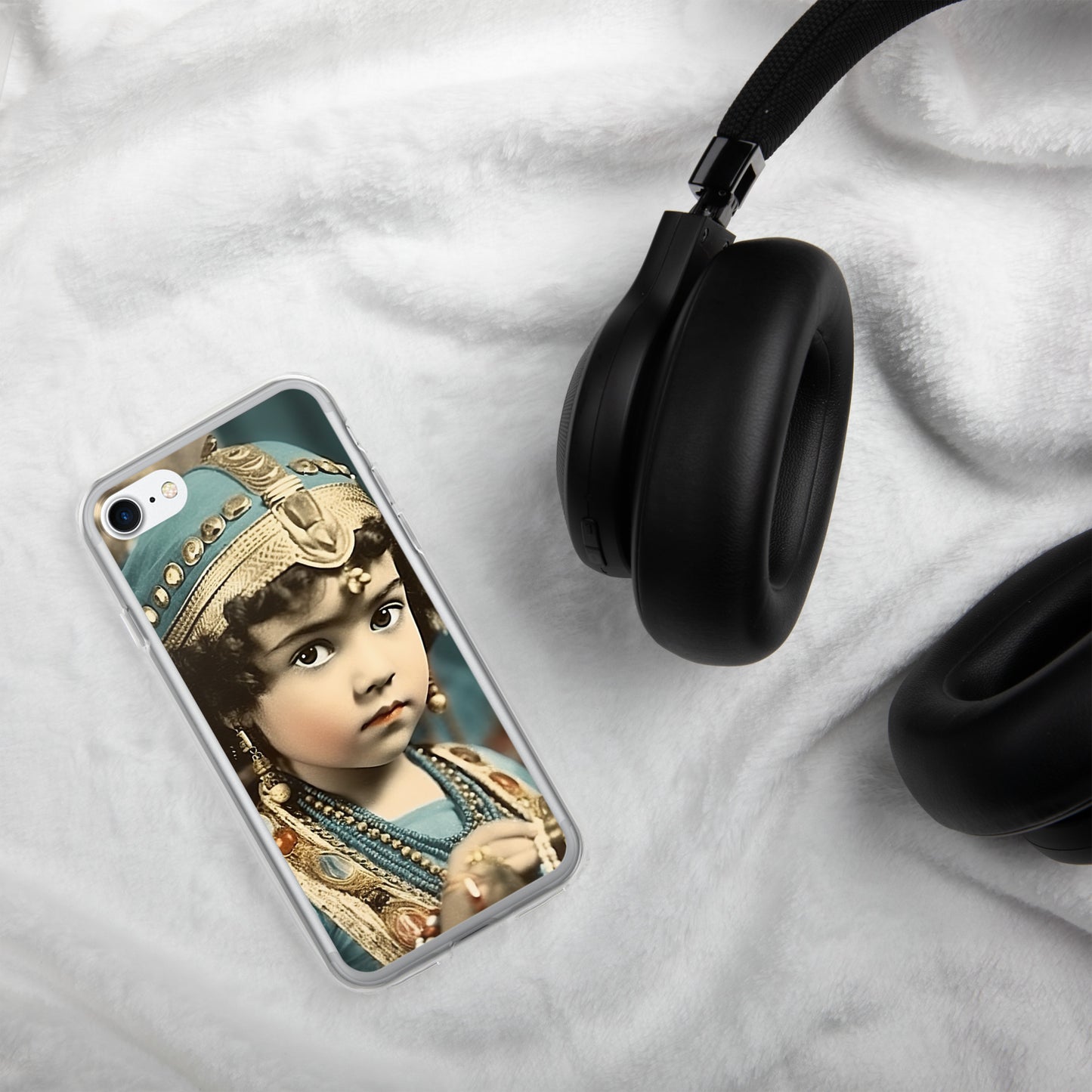 iPhone® Case / Clear Edition / Portrait Cleopatra Philopator II