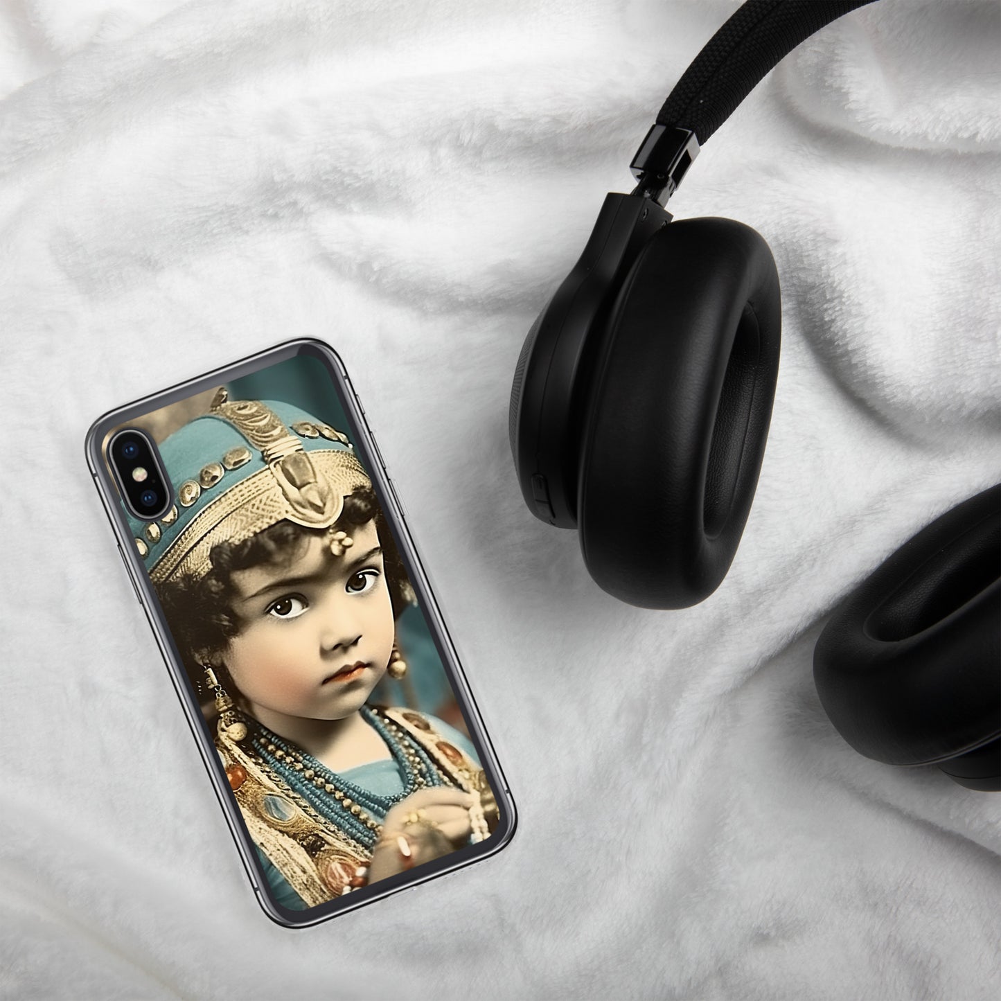 iPhone® Case / Clear Edition / Portrait Cleopatra Philopator II