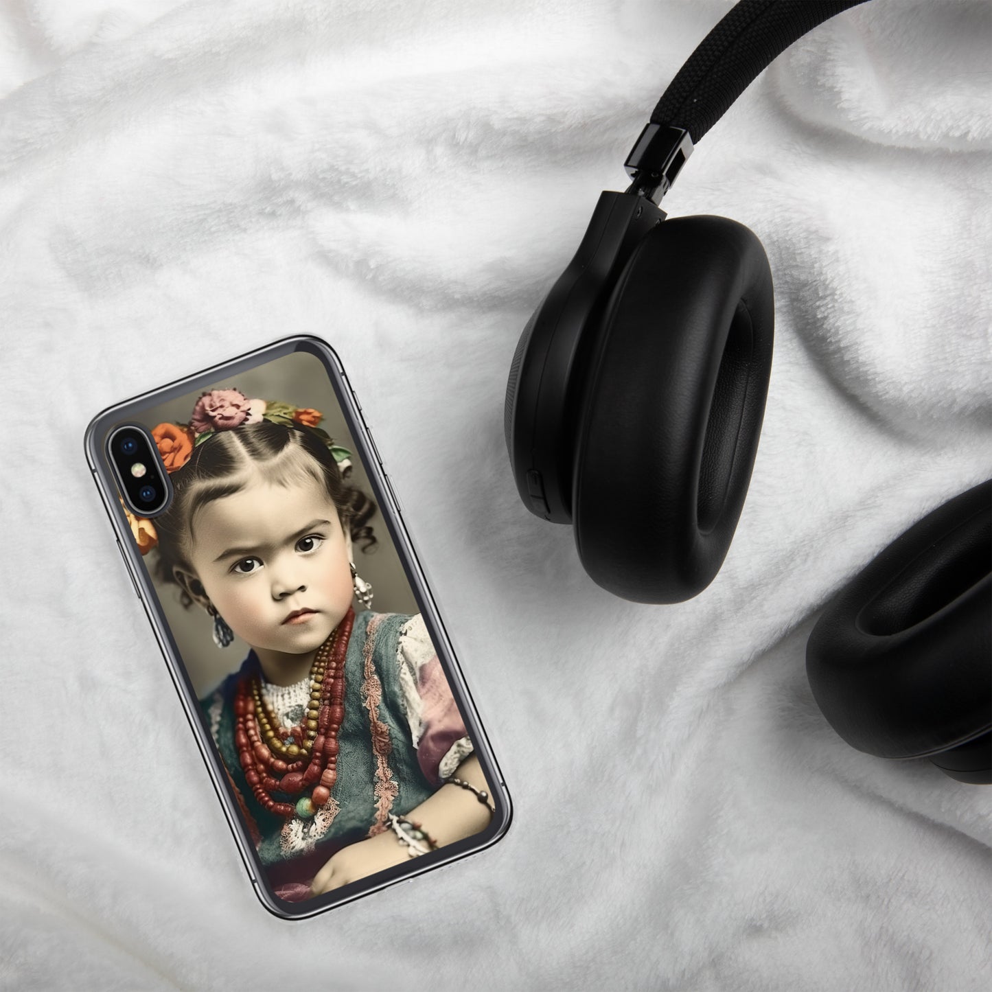 iPhone® Case / Clear Edition / Portrait Magdalena Frida VIII