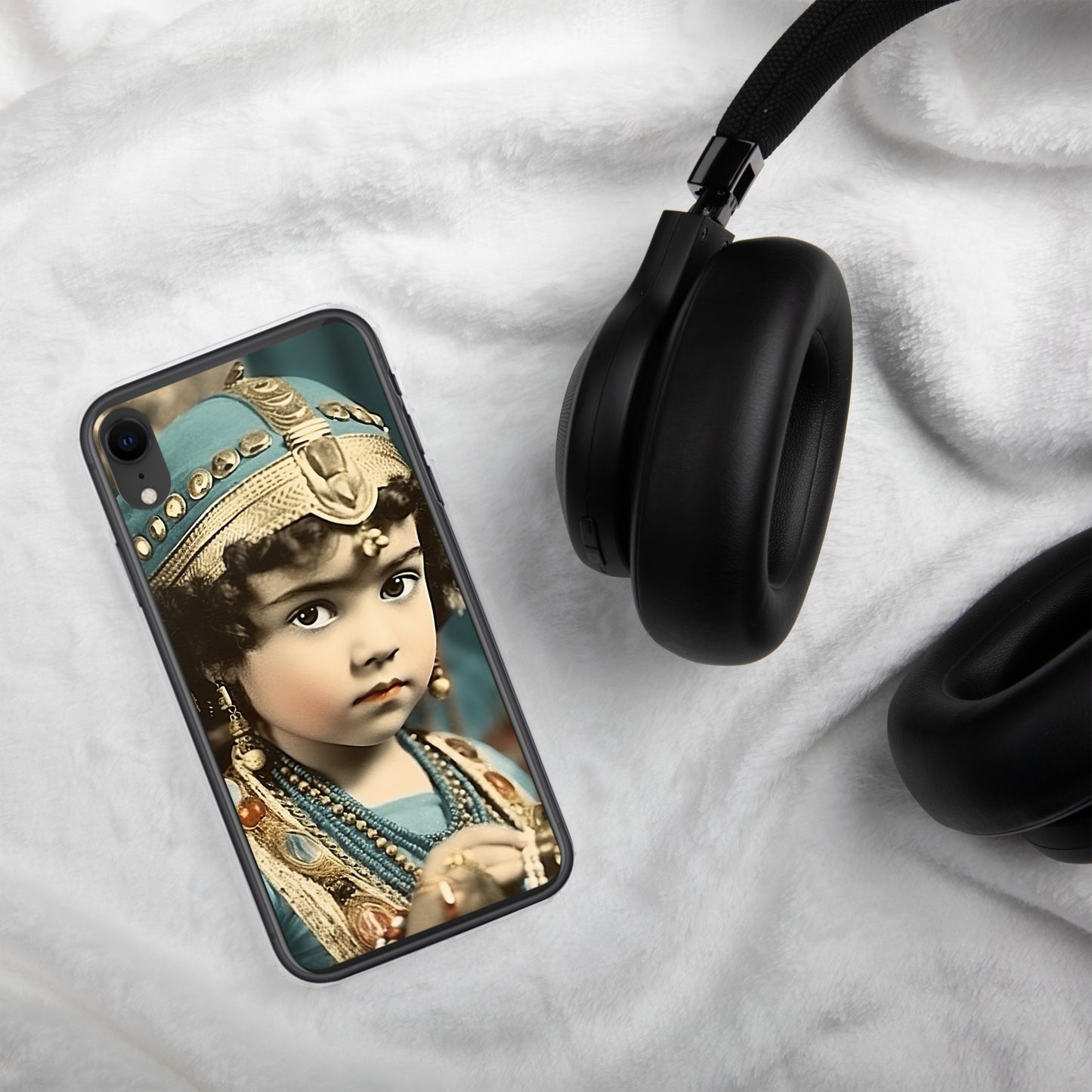 iPhone® Case / Clear Edition / Portrait Cleopatra Philopator II