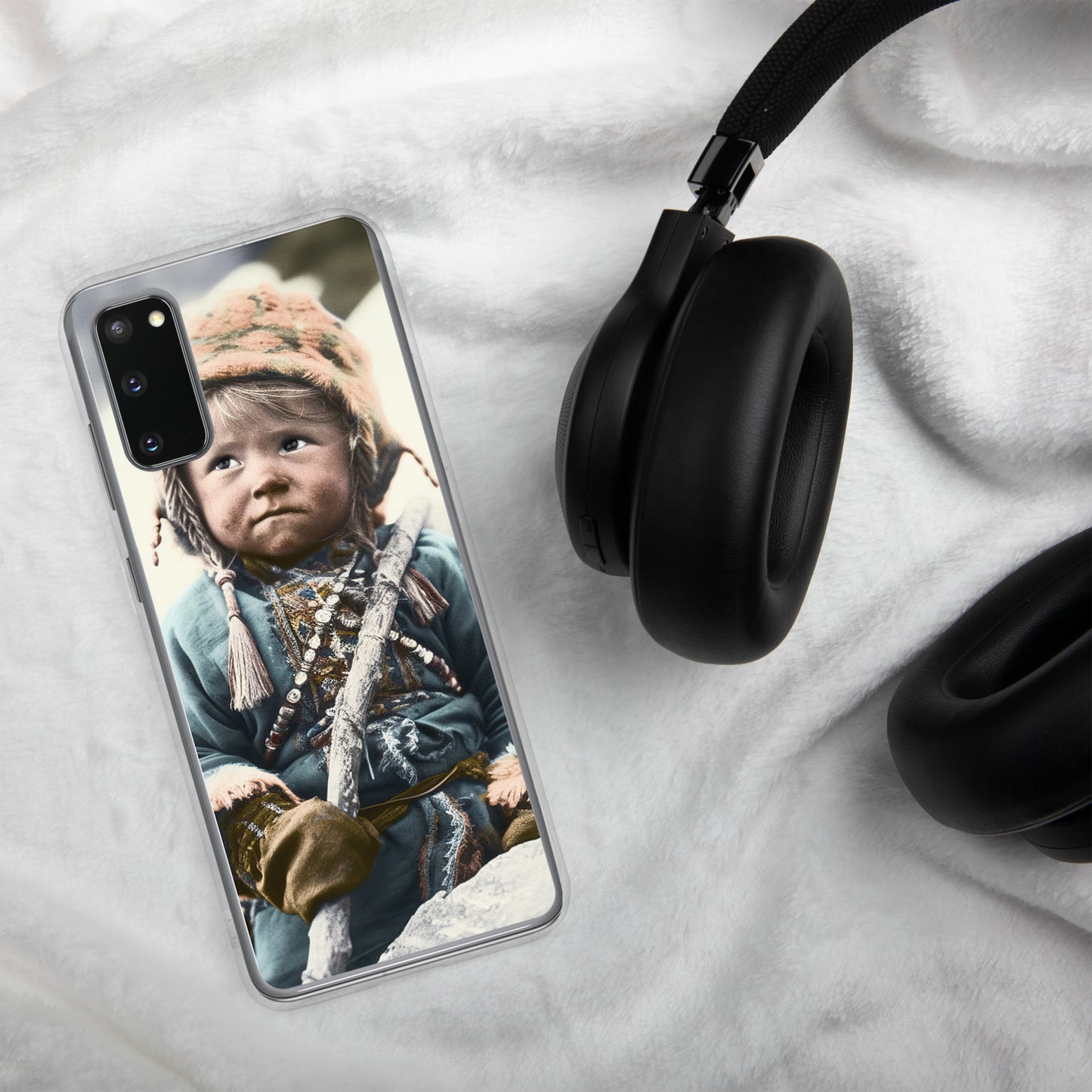 Samsung® Case / Clear Edition / Portrait Ötzi Tisenjoch II