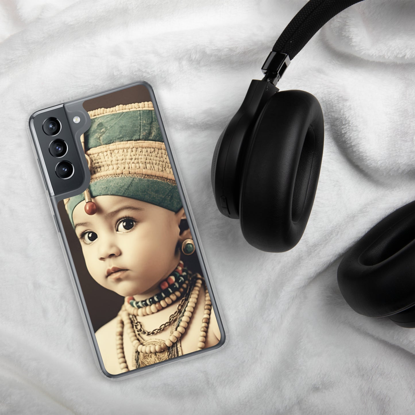 Samsung® Case / Clear Edition / Portrait Nefertiti Neferneferuaten I