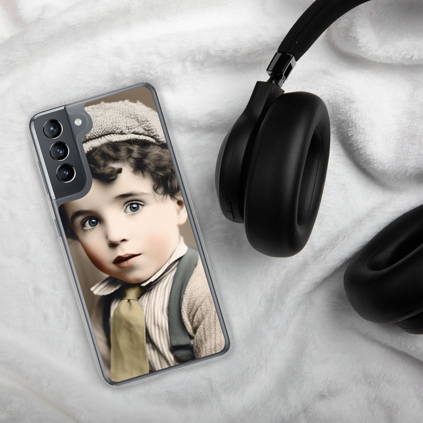 Samsung® Case / Clear Edition / Portrait Charles 'Charlie' Spencer III