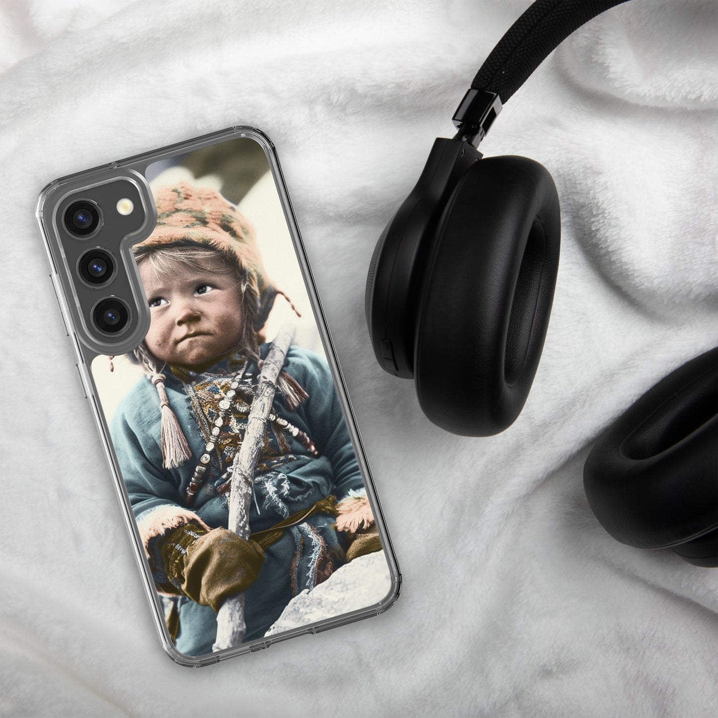 Samsung® Case / Clear Edition / Portrait Ötzi Tisenjoch II