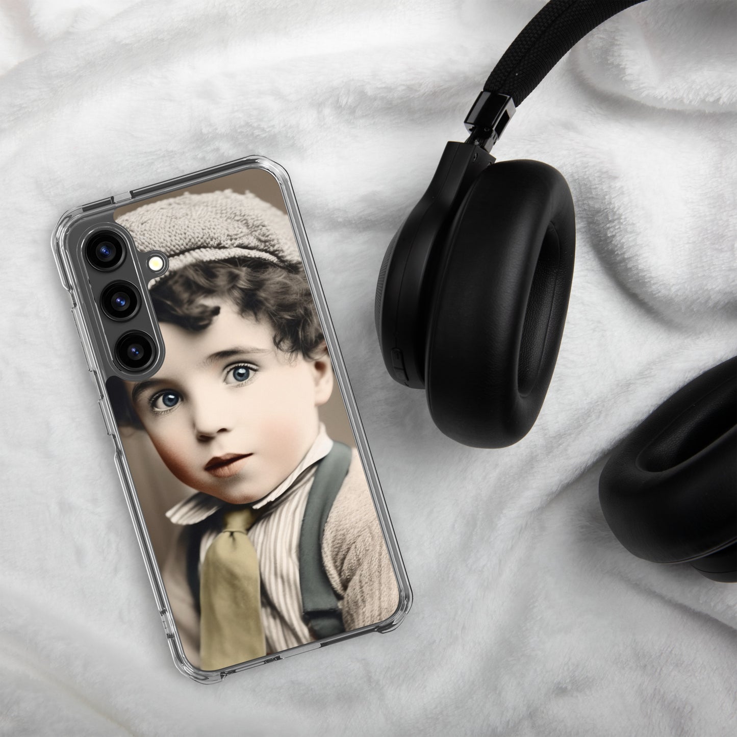 Samsung® Case / Clear Edition / Portrait Charles 'Charlie' Spencer III