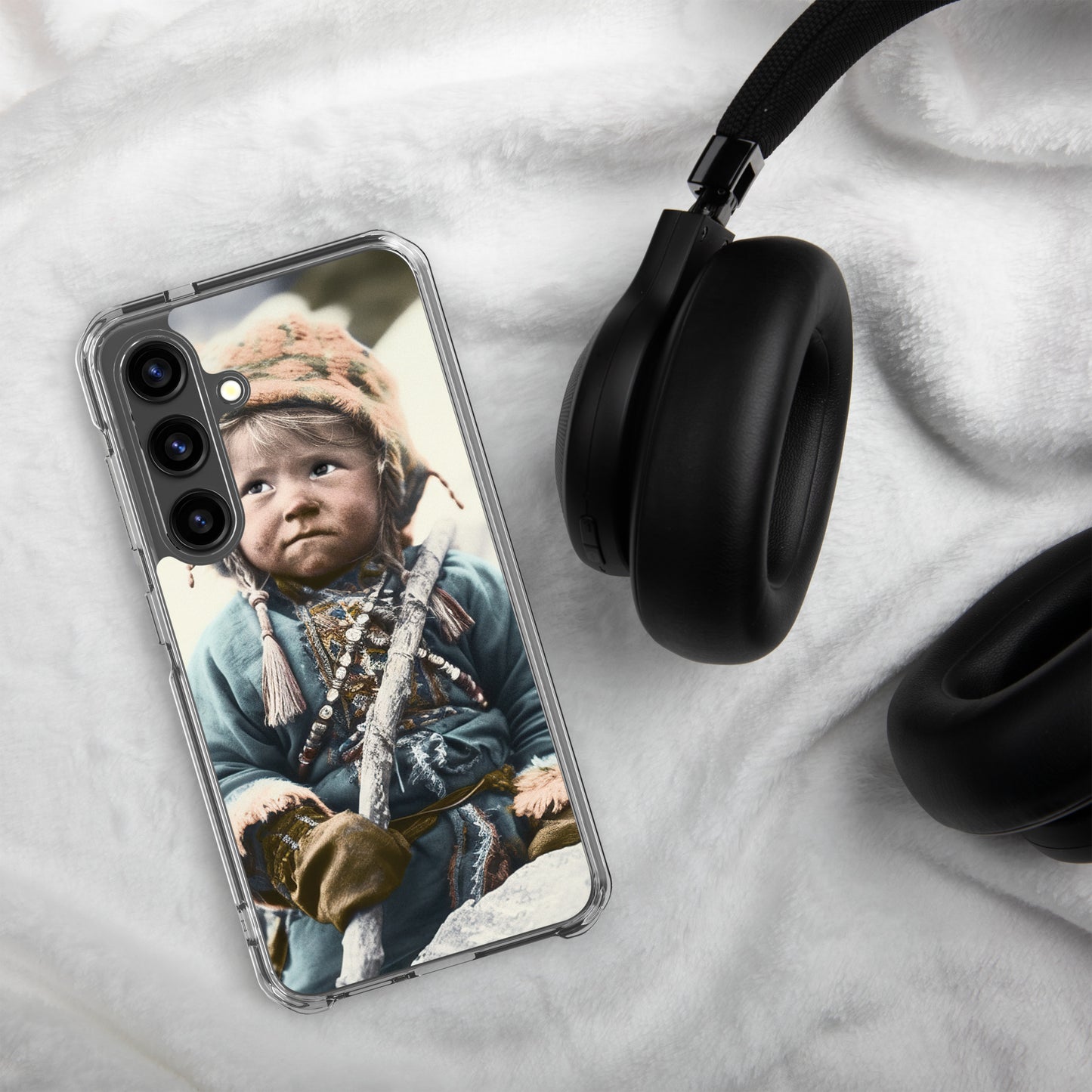 Samsung® Case / Clear Edition / Portrait Ötzi Tisenjoch II