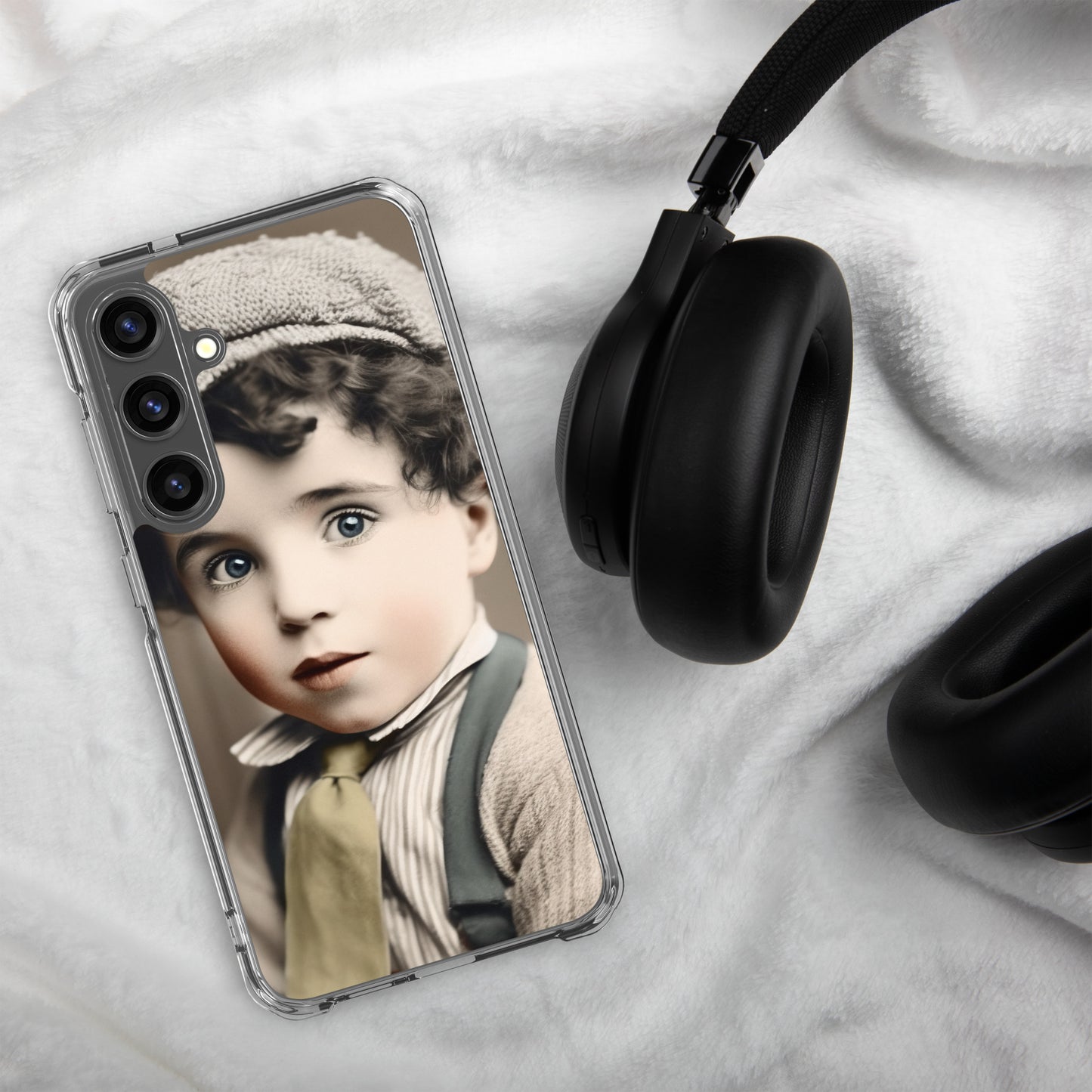 Samsung® Case / Clear Edition / Portrait Charles 'Charlie' Spencer III