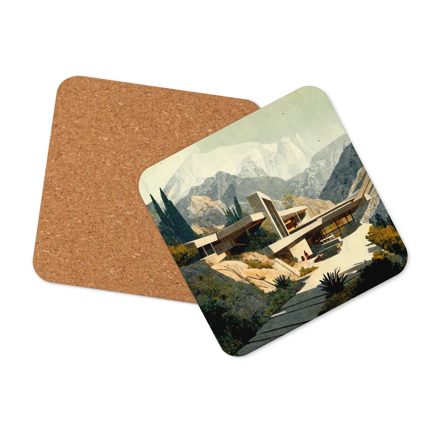 Coaster / 1x Cork / Architecture #1